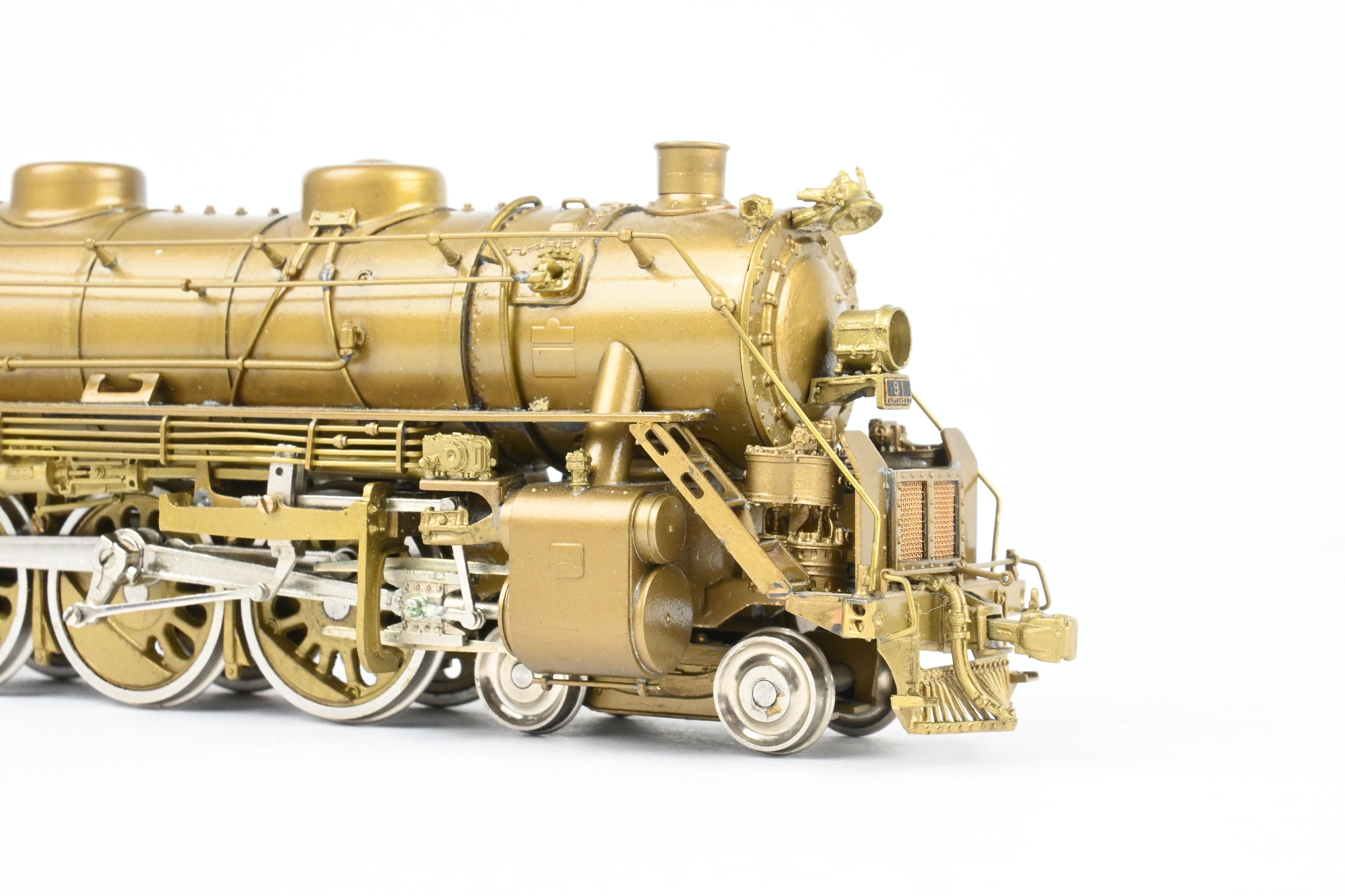 HO Scale Brass SKI Rutland Railroad L-1 Class 4-8-2 Mountain Pacific Fast Mail Model