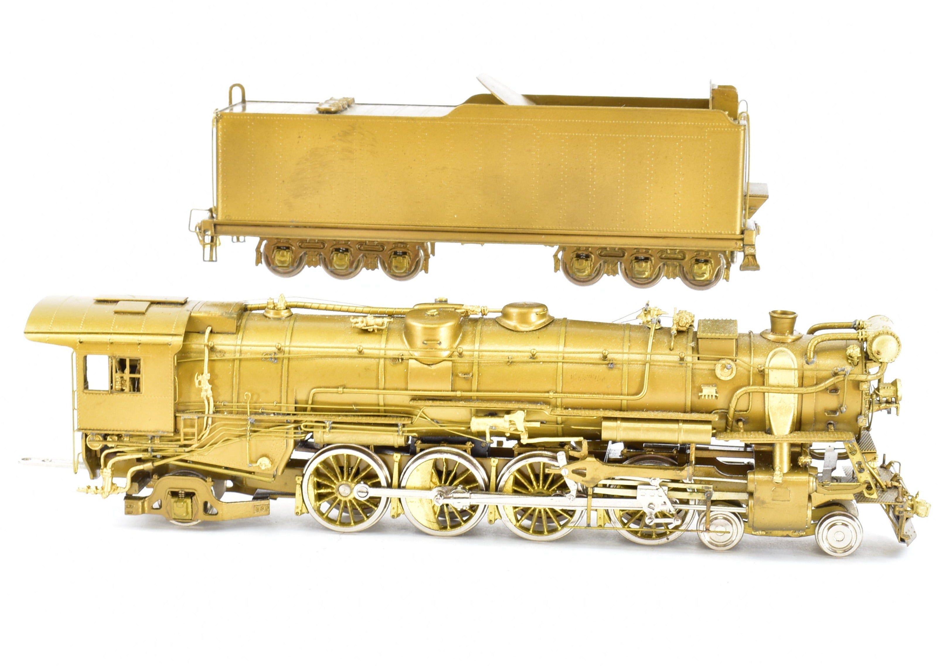 HO Scale Brass New Jersey Custom Brass New Haven Class R - 3a 4 - 8 - 2 Mountain Steam Locomotive Model
