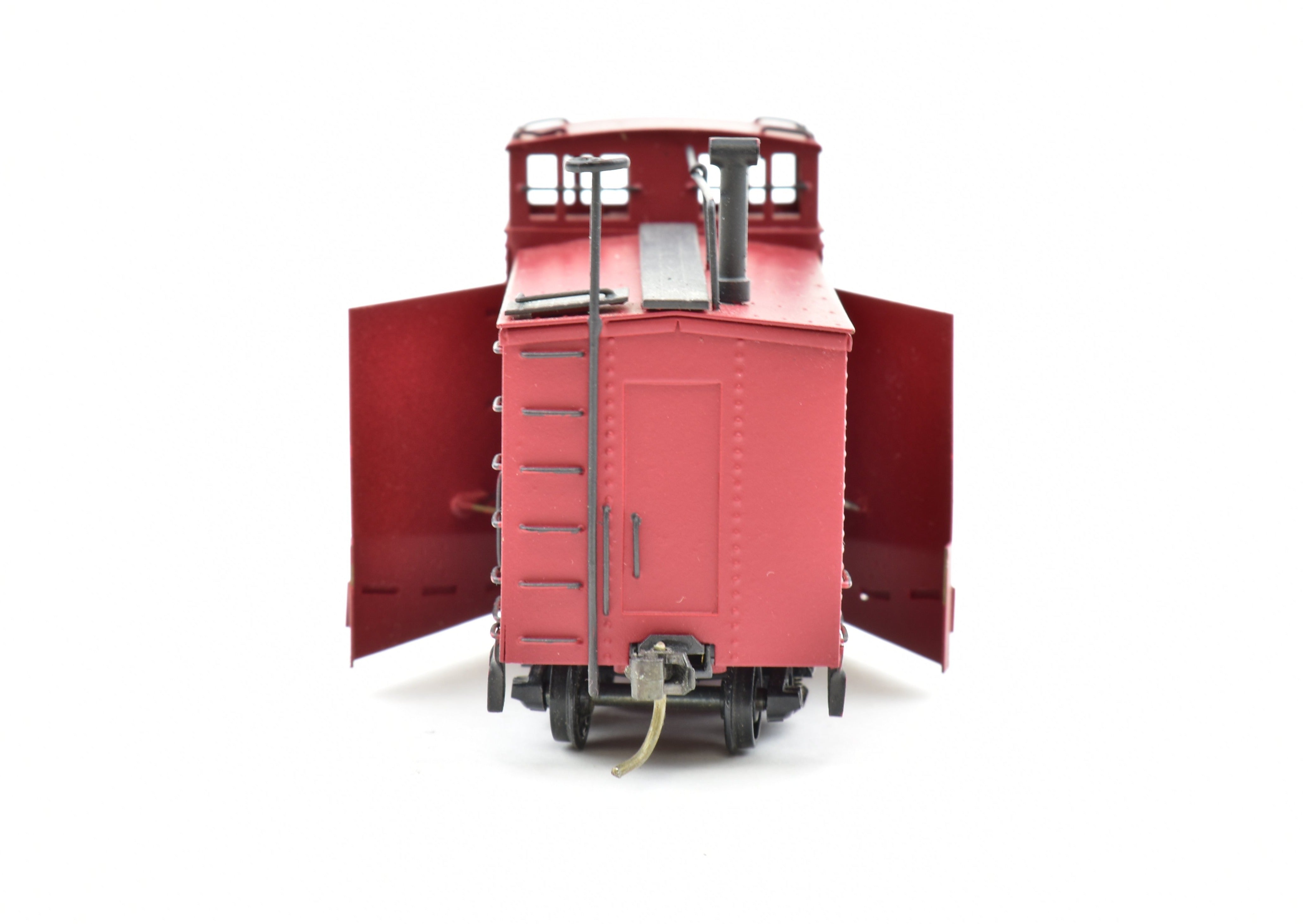 HO Scale Brass NJ Custom MOW Snow Plow with All - Steel Construction and Working Wings