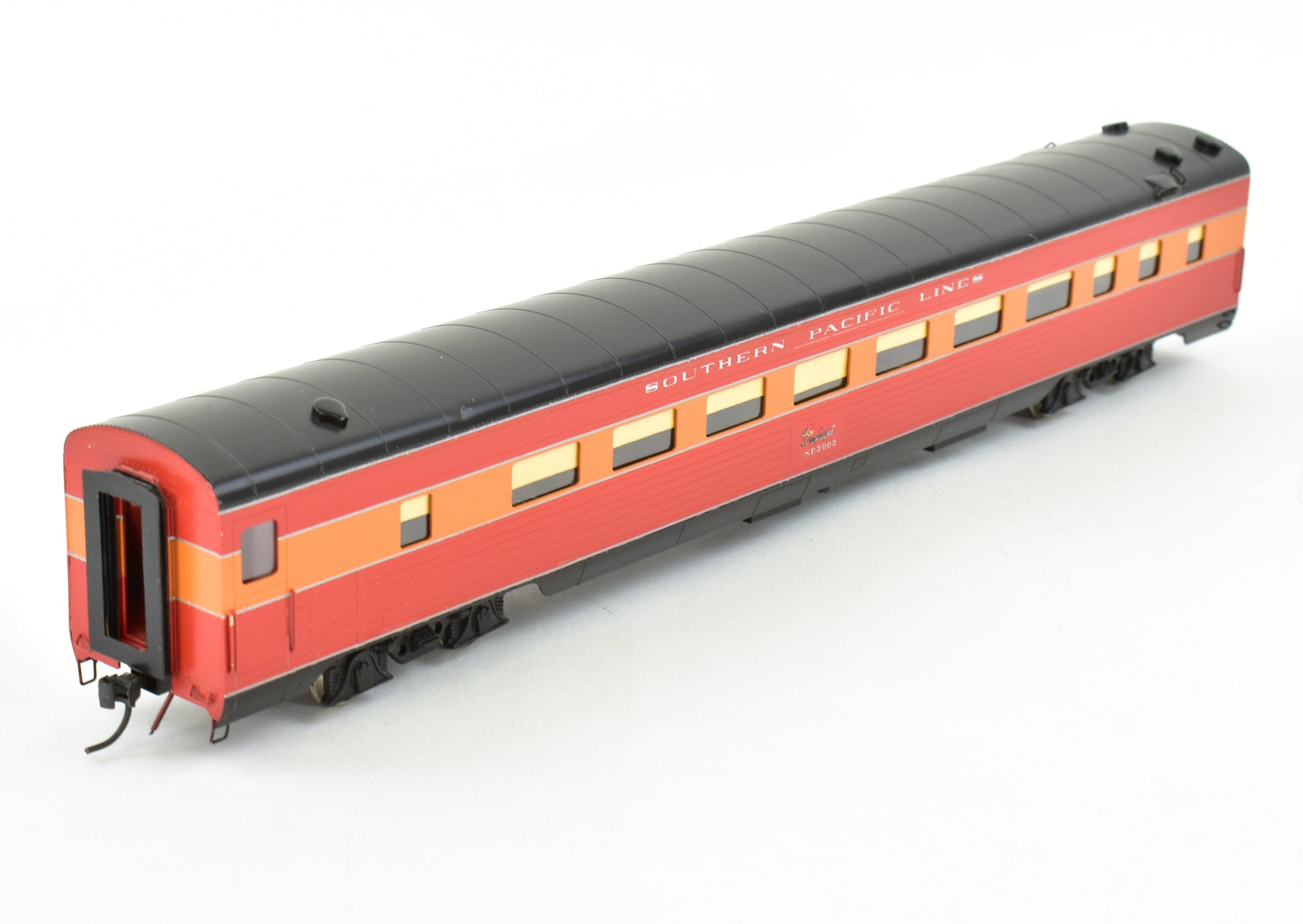 HO Scale Brass Soho Southern Pacific #3002 Custom Painted Parlor Car with Stateroom for Model Trains