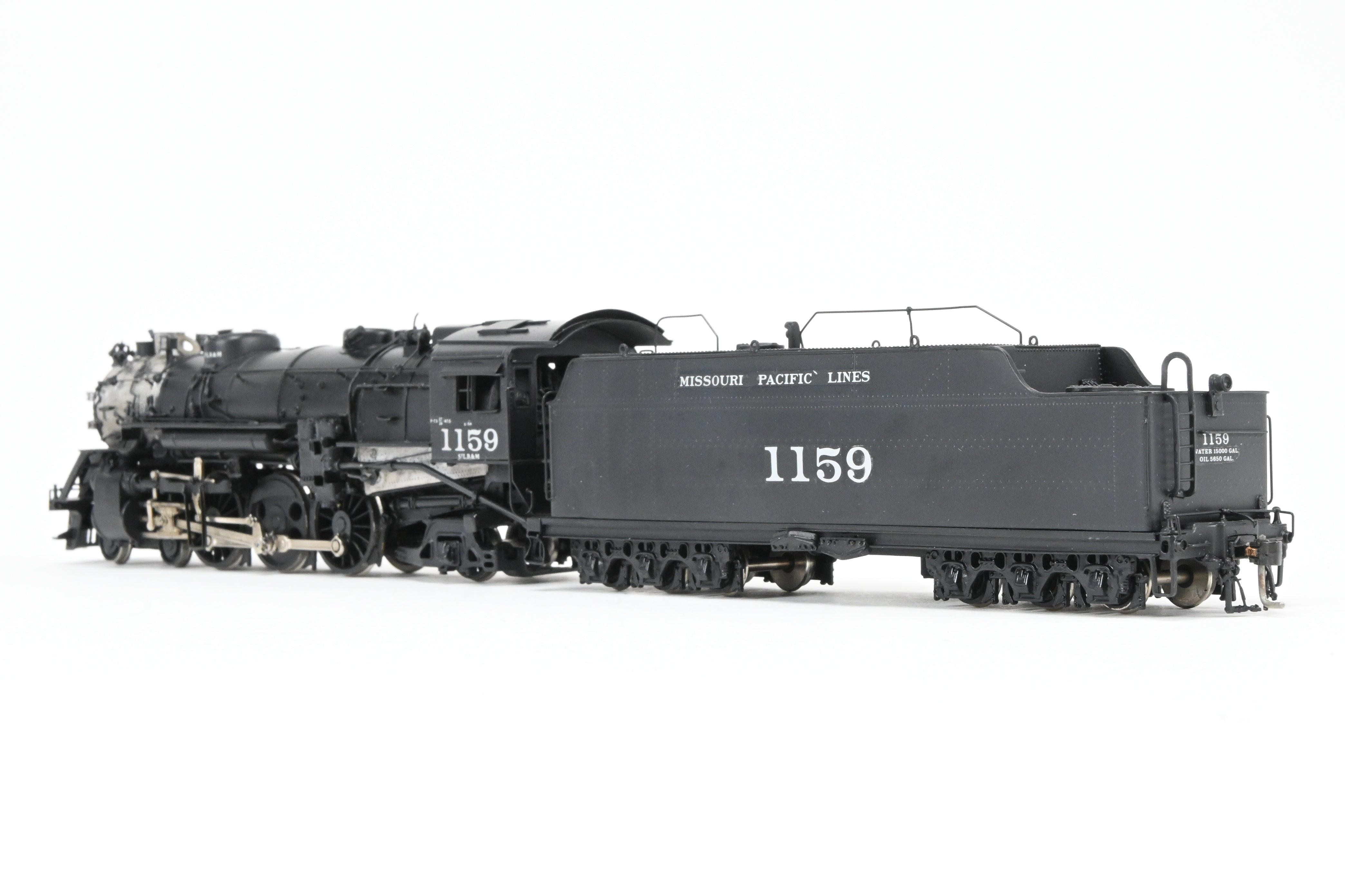 HO Scale Brass PFM Model Train - Samhongsa MP - Missouri Pacific 4-6-2 P-73 Steam Locomotive Custom Painted by Joe G. Collias with Road Number 1159