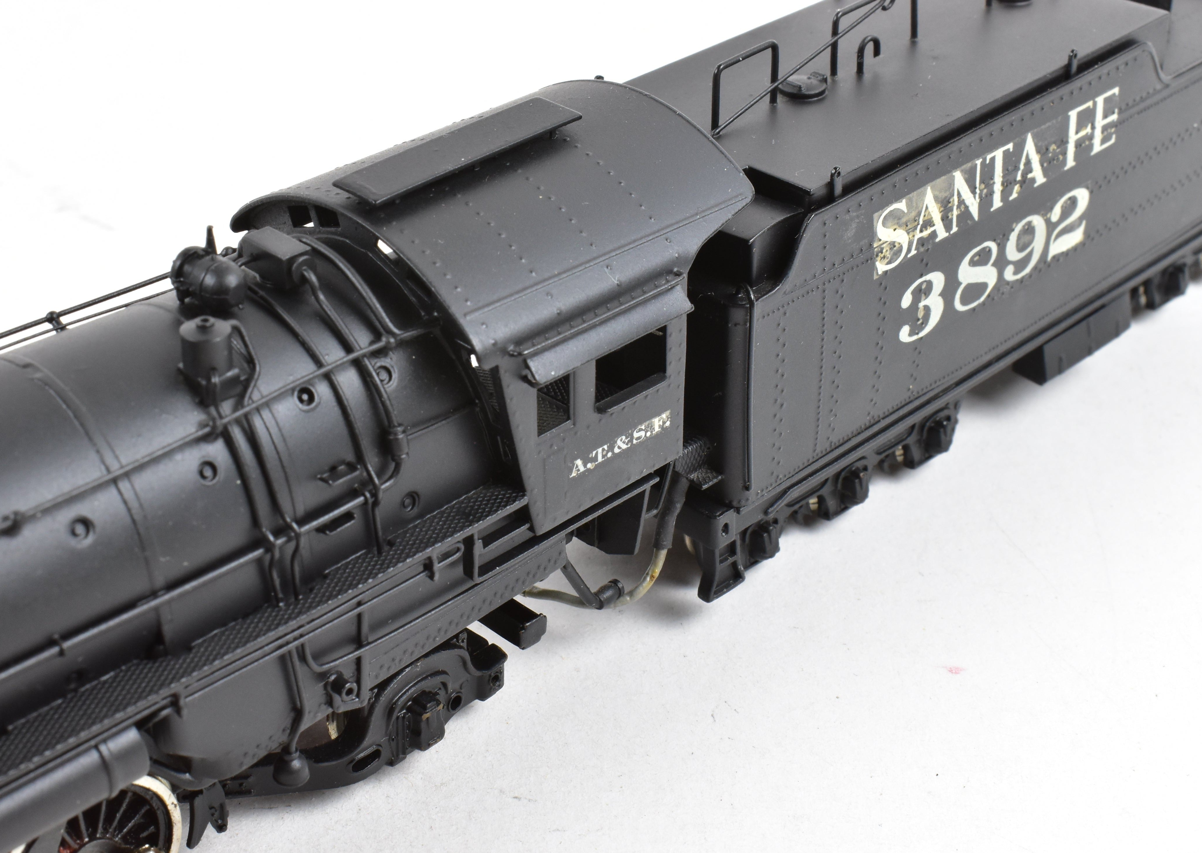 HO Scale Brass PFM Custom-Painted United ATSF Santa Fe 2-10-2 3800 Class No. 3892