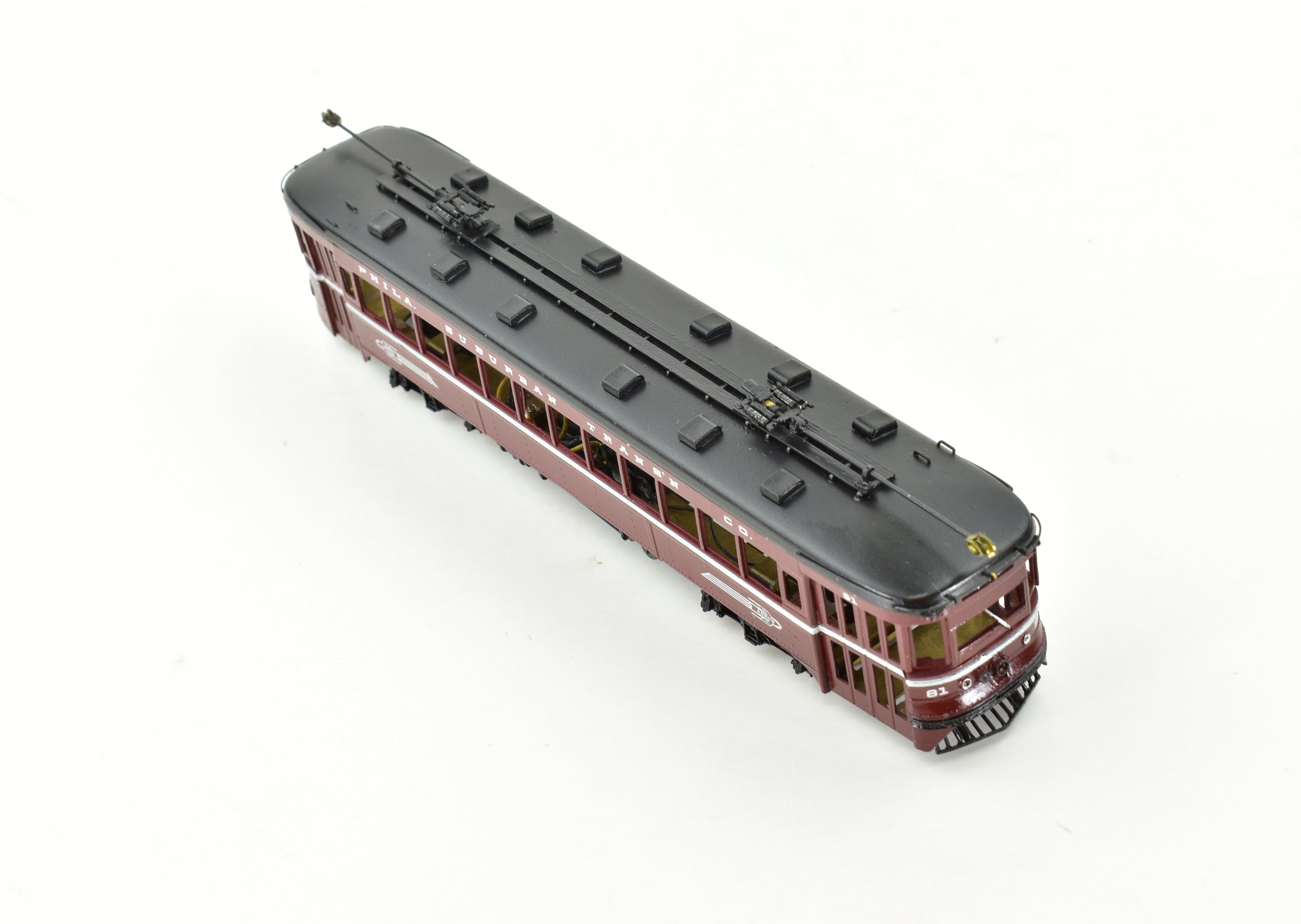 HO Brass MTS Imports 80 Series Philadelphia Suburban Transportation Powered Interurban CP