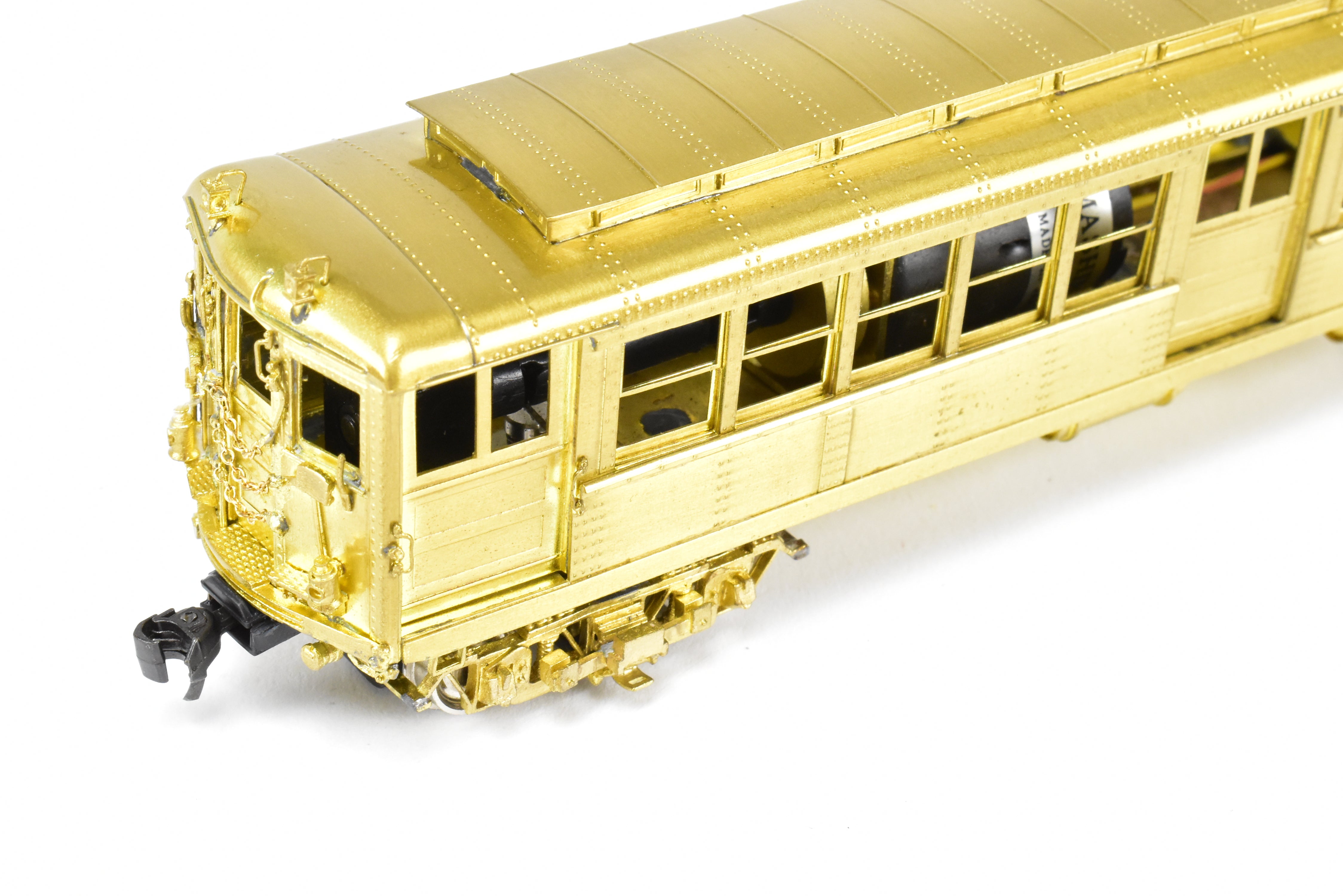 HO Scale Brass Subway Model - MTS Imports IRT Interborough Rapid Transit Deck Roof High-Voltage 2-Car Set for Model Railroads