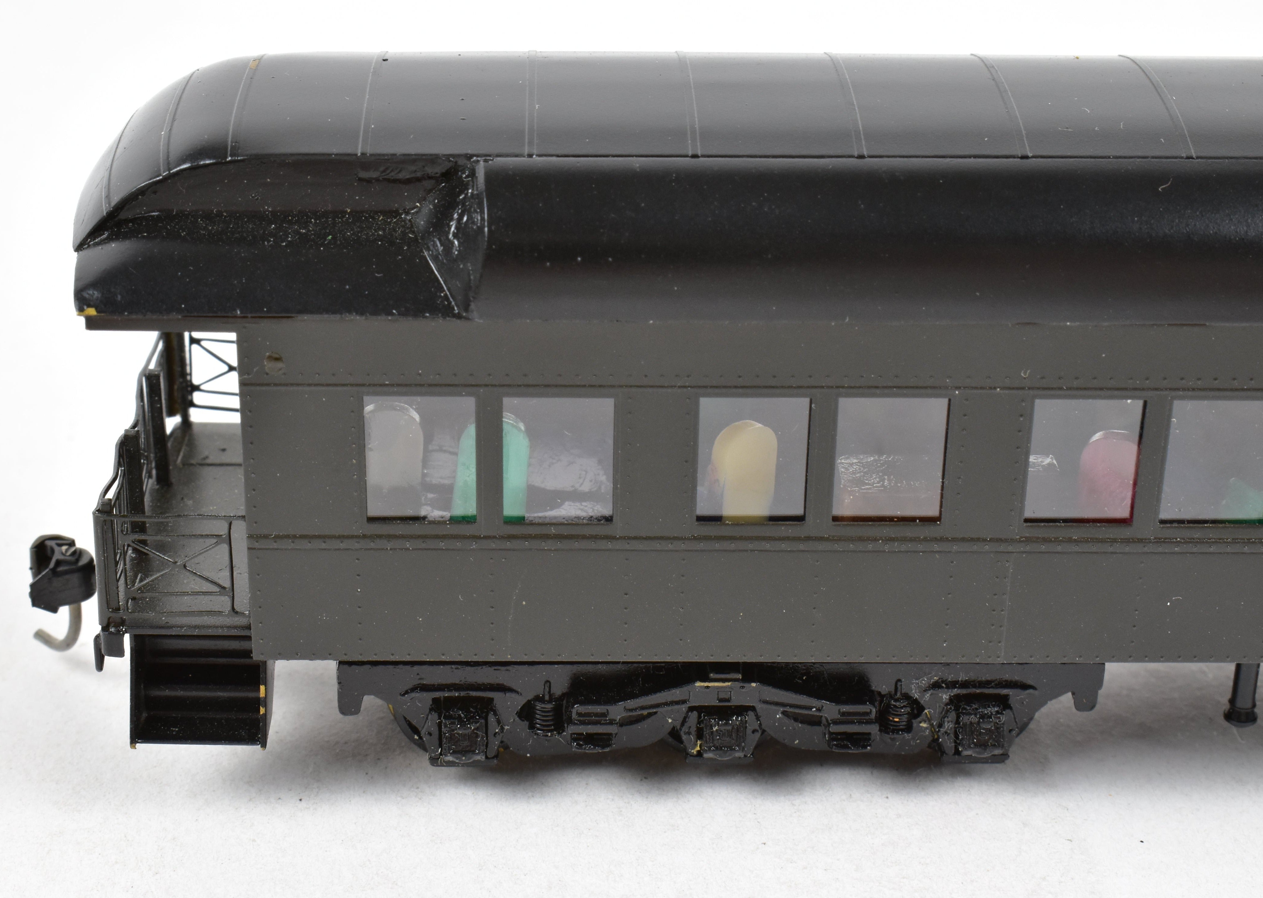 HO Scale Brass Lambert Pullman Heavyweight 3 - 2 Observation Car with Central Valley Trucks