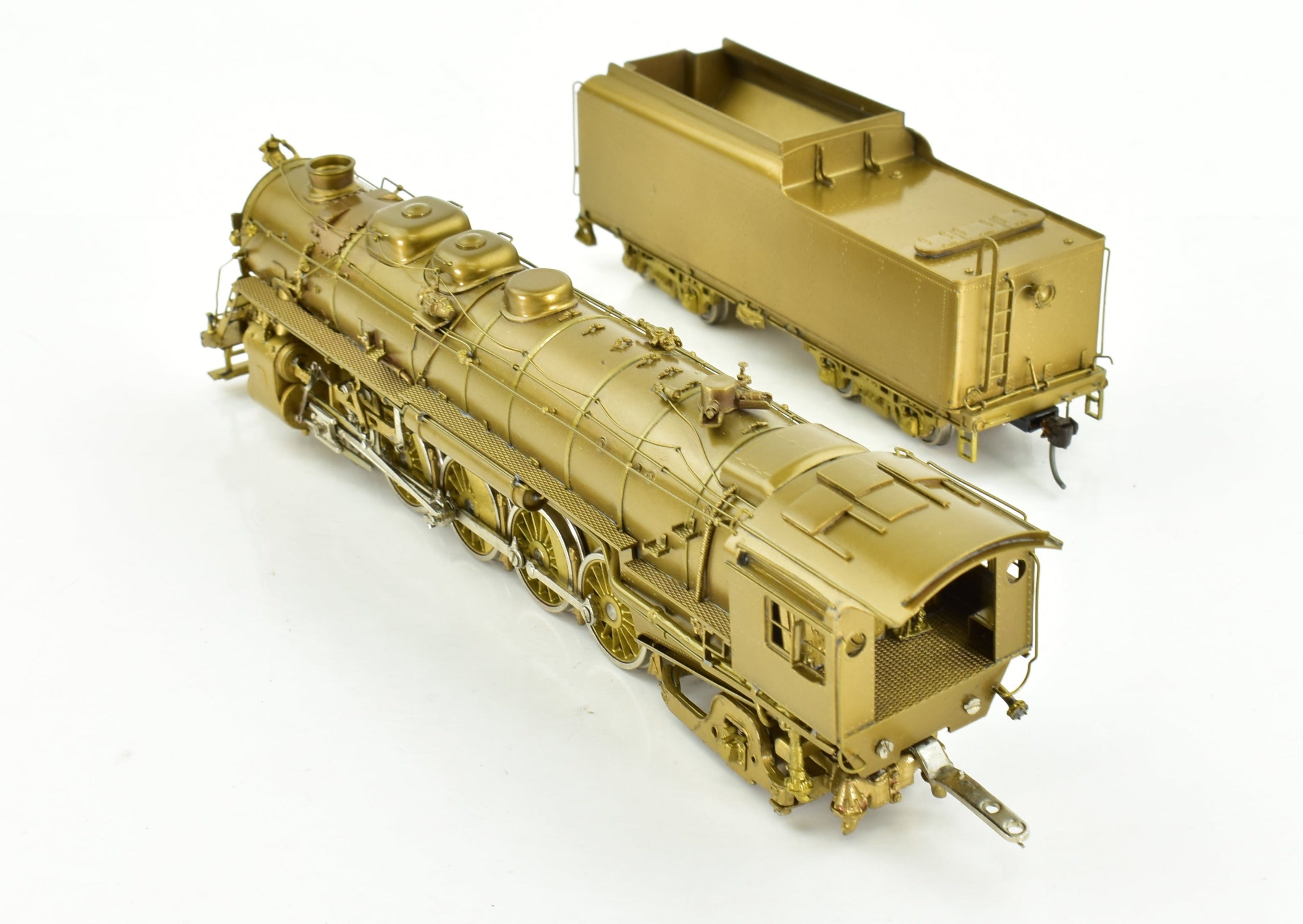 HO Scale Brass Model Train - New York Ontario & Western Class Y - 2 4 - 8 - 2 Custom - Built by KSM for NJ Custom Brass