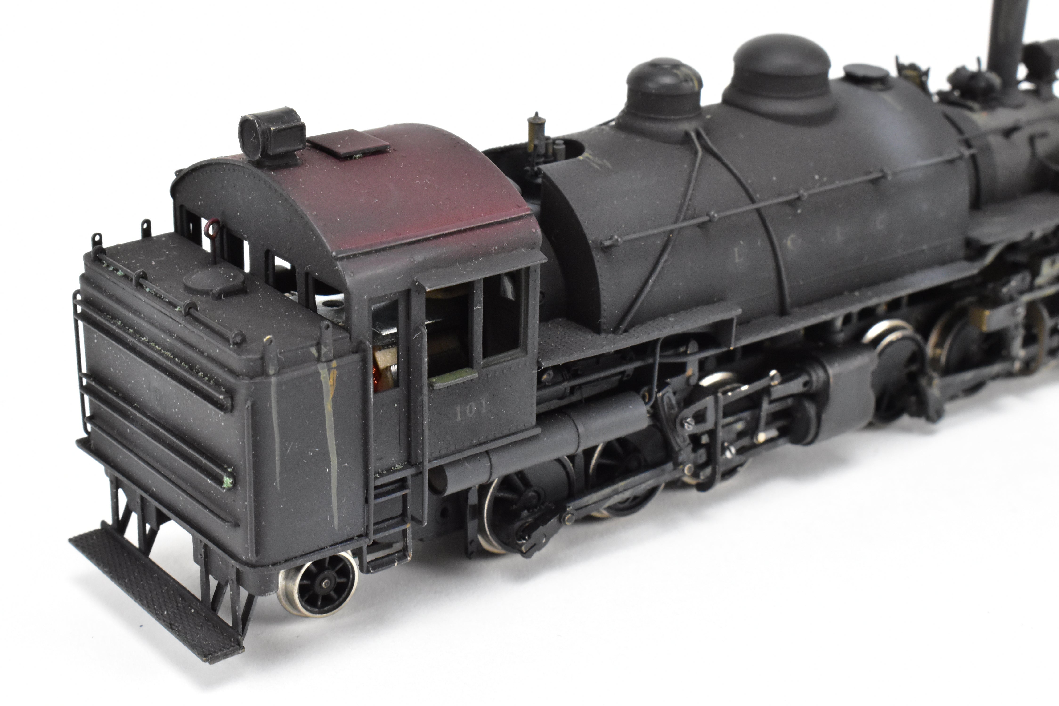 HO Brass NWSL Baldwin 2-6-6-2T Saddle Tank Logging Mallet, Unlettered Custom Painted