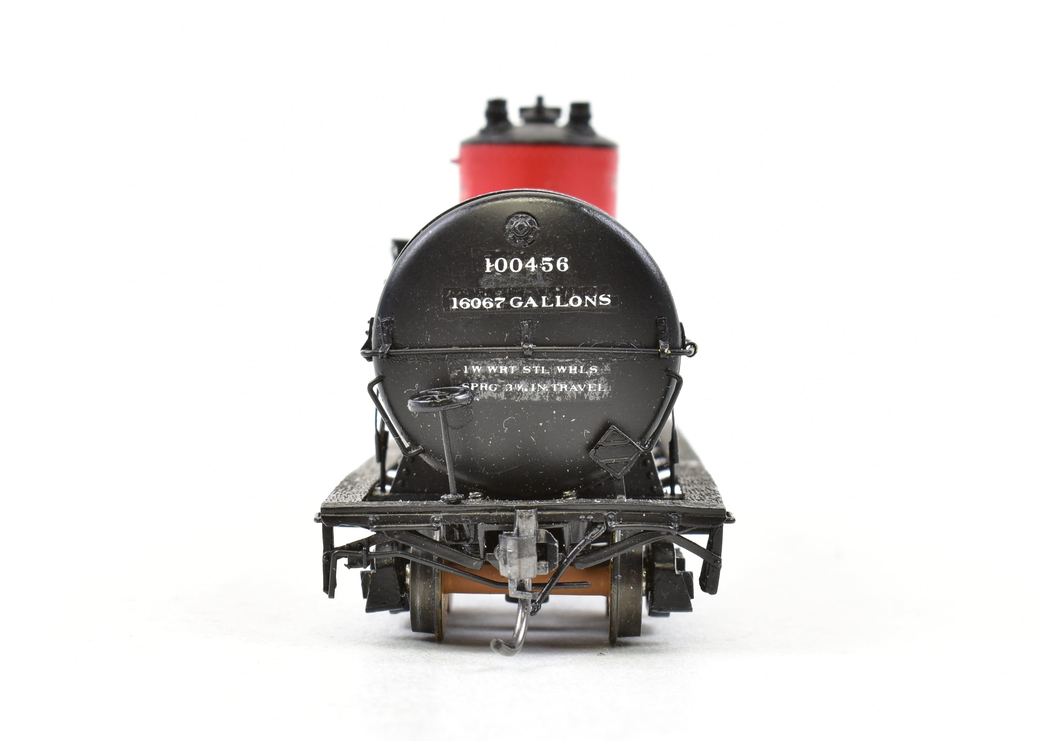 HO Scale Brass Model Pecos River Brass ATSF - Santa Fe Tk - k Tank Car with AB Brakes Featuring Custom Painted Design