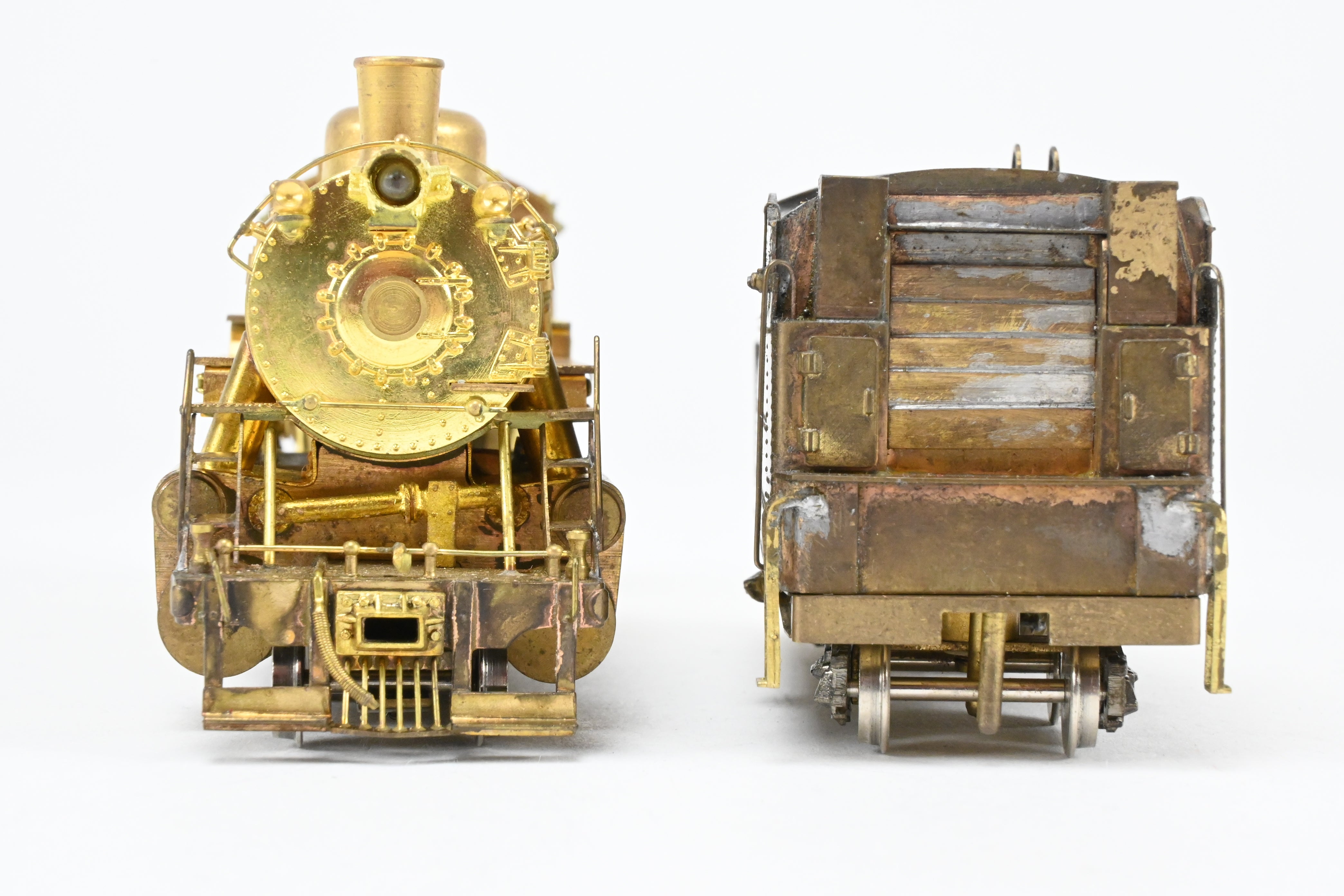 HO Scale Brass LMB Models CB&Q - Burlington Route 2-8-2 O-1A Mikado Steam Locomotive with Custom Tender Crafted by Joe G Collias
