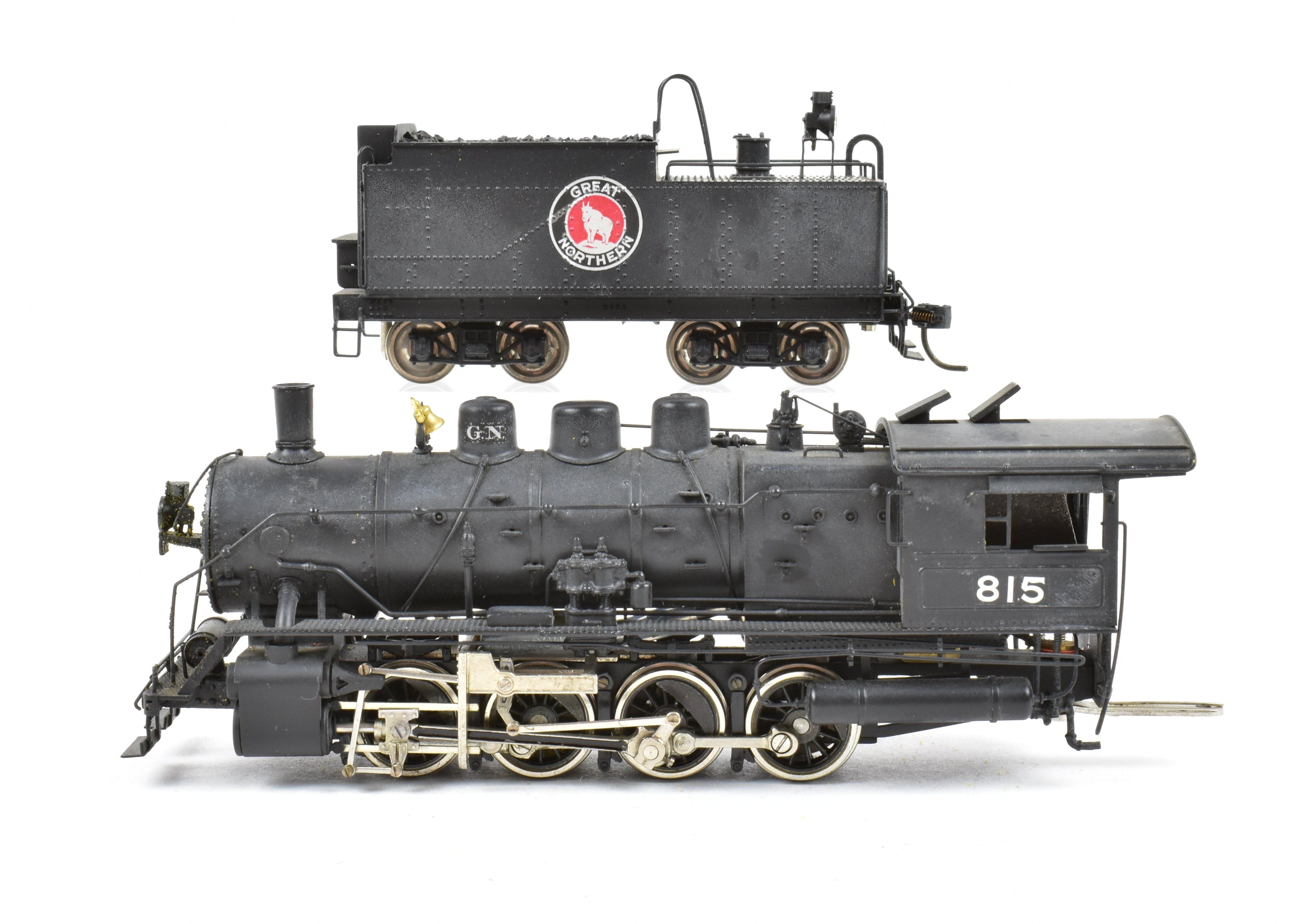 HO Scale Brass PFM - Tenshodo Great Northern C - 1 0 - 8 - 0 Factory - Painted Switcher with ReBoxx Foam