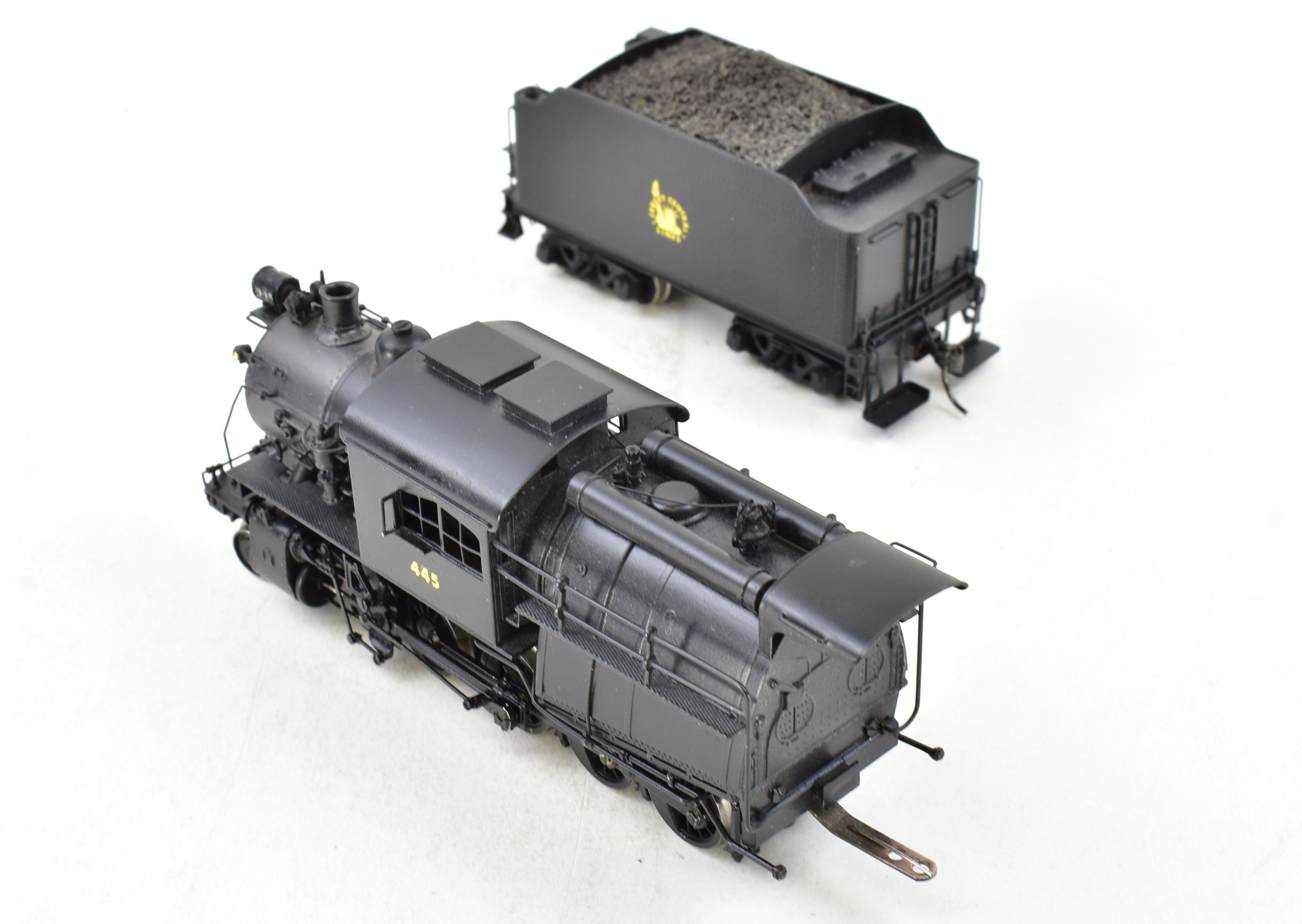 HO Scale Custom Painted Brass Model Train - Central Railroad of New Jersey K - 1 4 - 8 - 0 Camelback, NJ Custom Brass CNJ