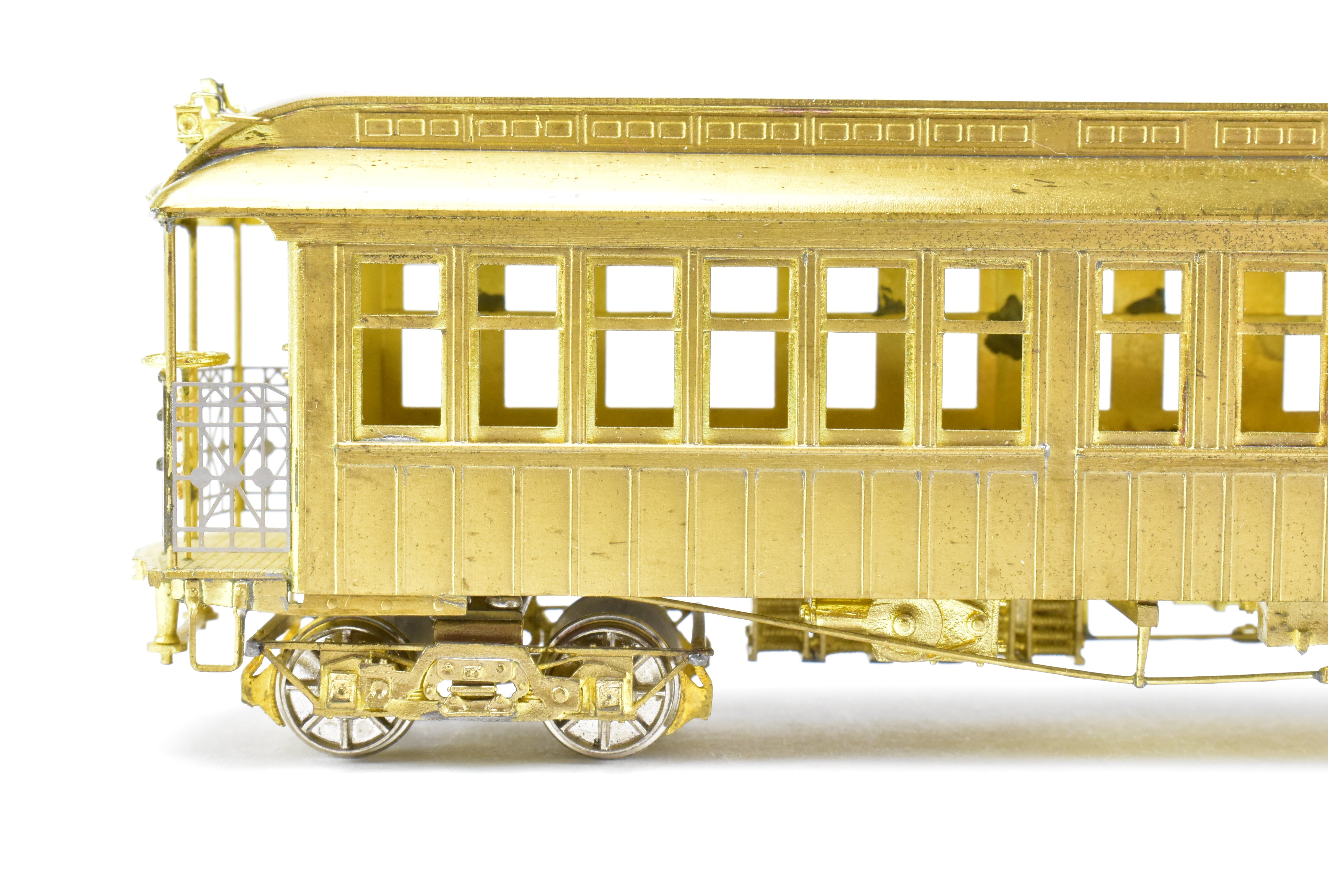HO Scale Brass Model Train Set by MTS Imports - Manhattan Elevated Railway and Chicago & South Side Rapid Transit Elevated 2 Car Set