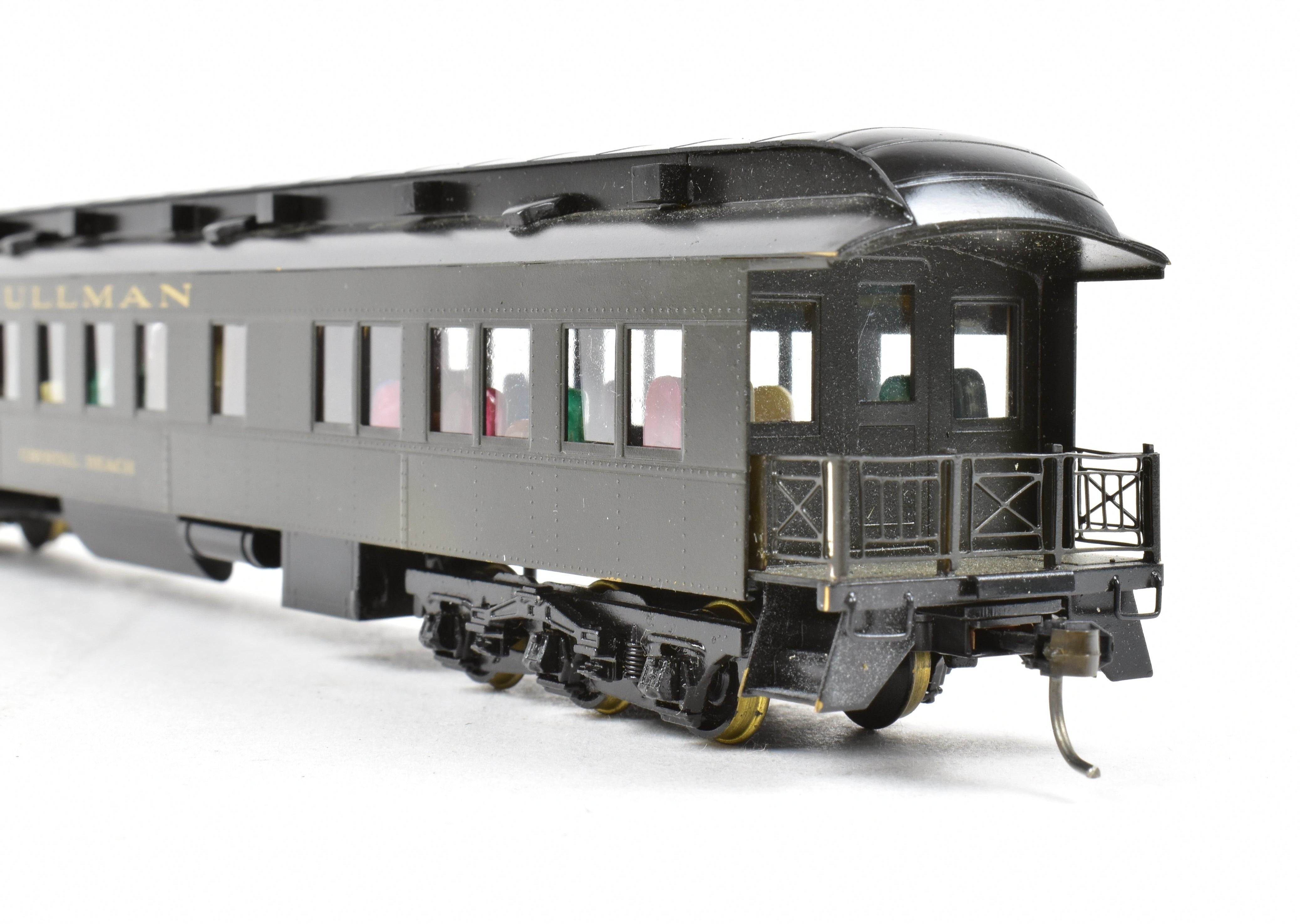 HO Scale Brass Lambert Pullman Heavyweight 3 - 2 Observation Car with Central Valley Trucks
