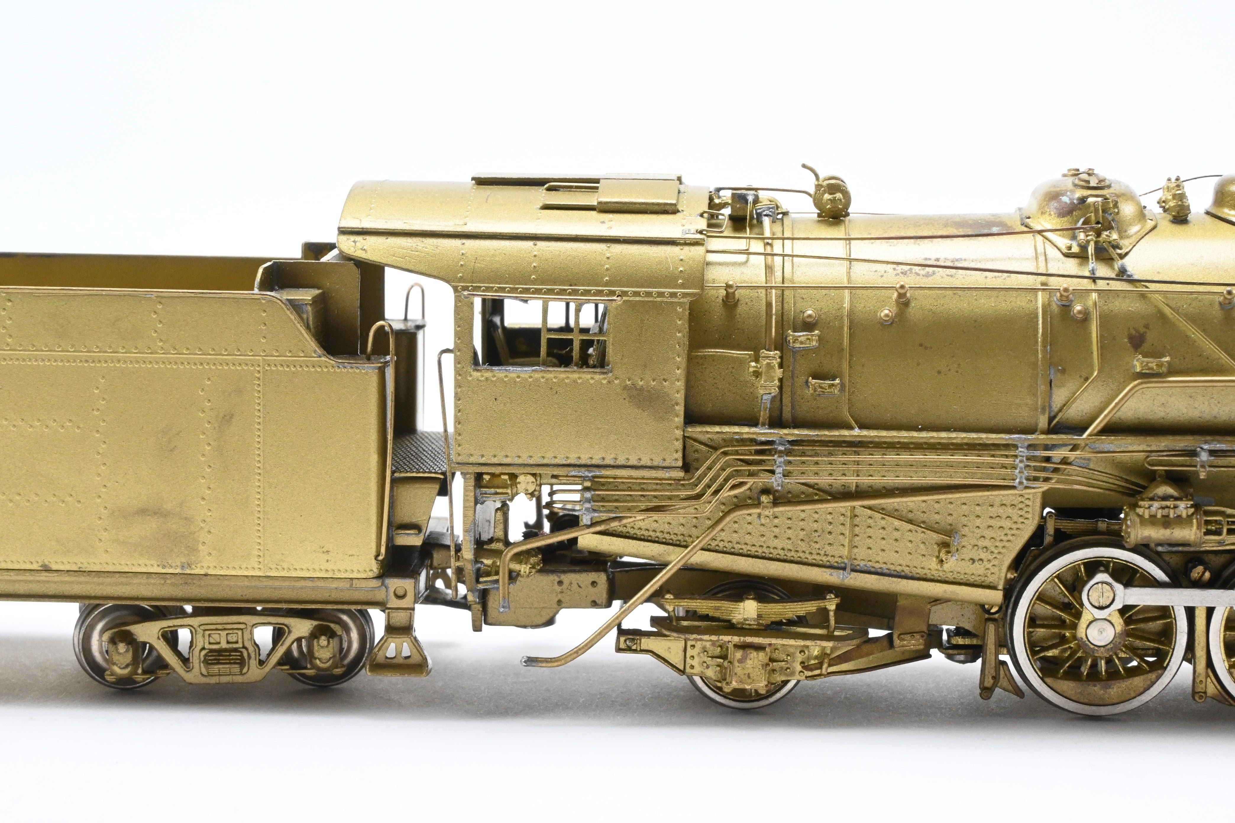 HO Scale USRA 2-10-2 Heavy Brass Model by Key Imports, 1970s