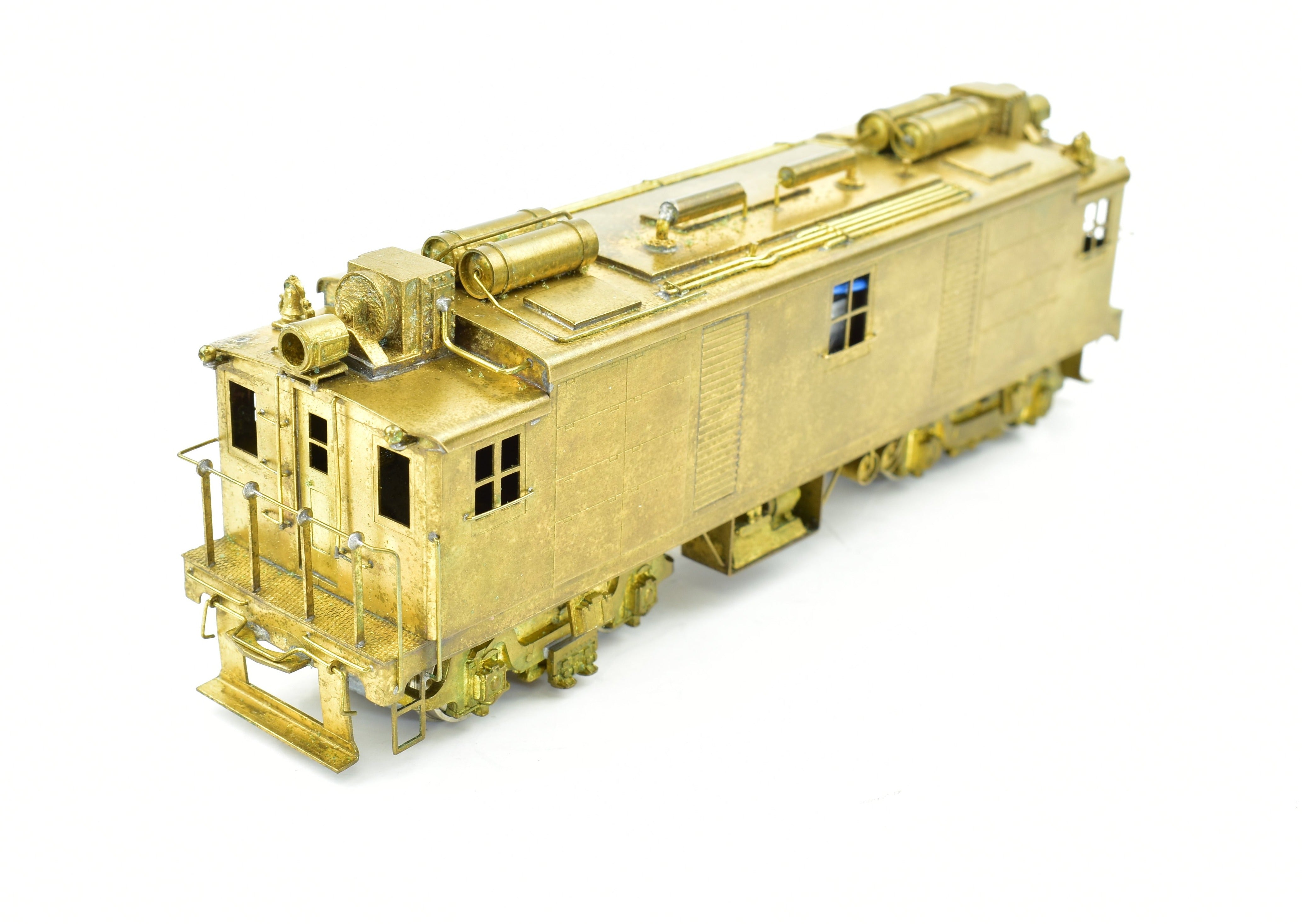 HO Scale Brass Model of New York Central Class DES - 3 Oil Electric Box Cab Locomotive, Custom - Made for NJ and NYC