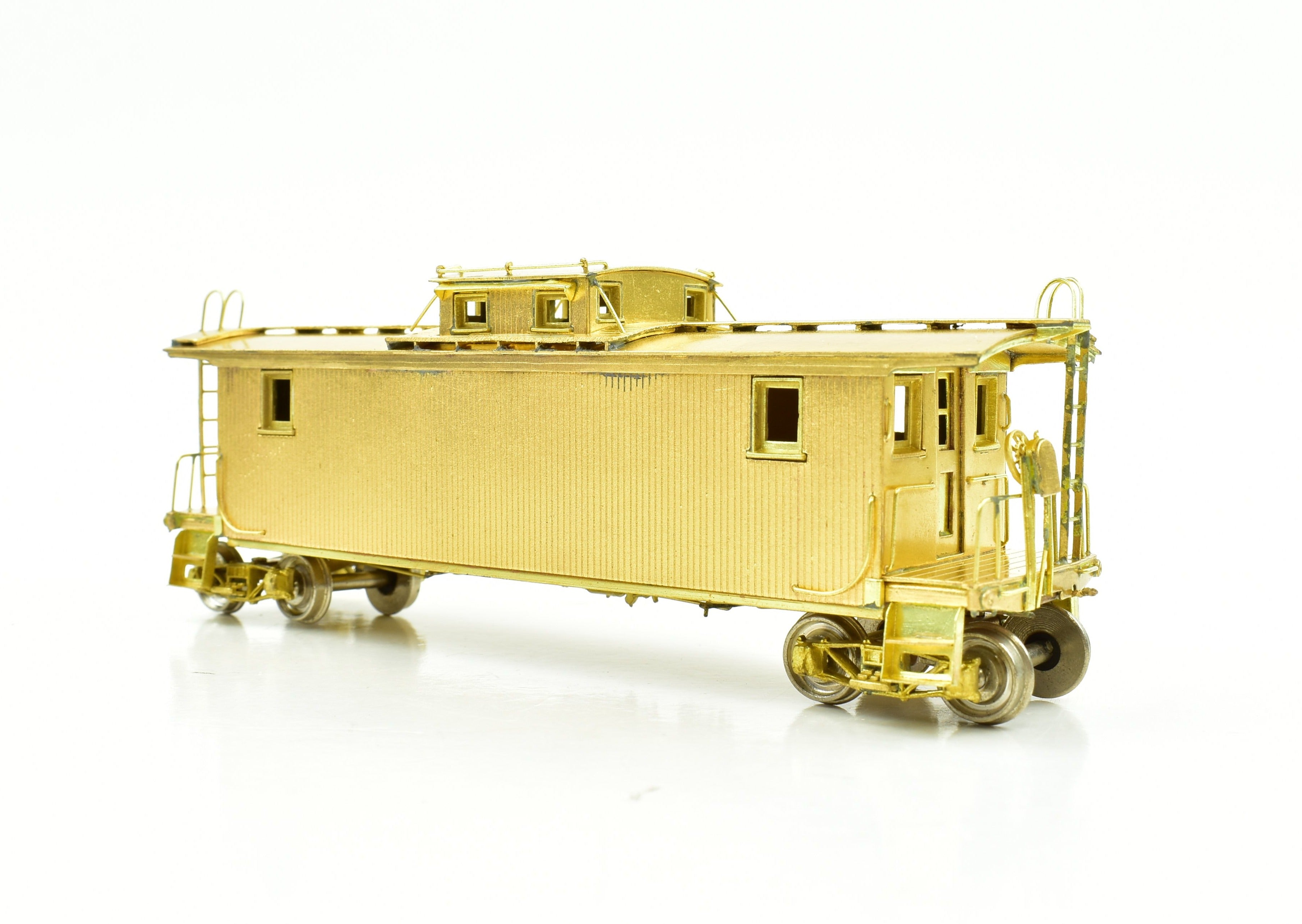 NJ Custom Brass HO Scale New Haven Wood Caboose Class NE - 4 Model