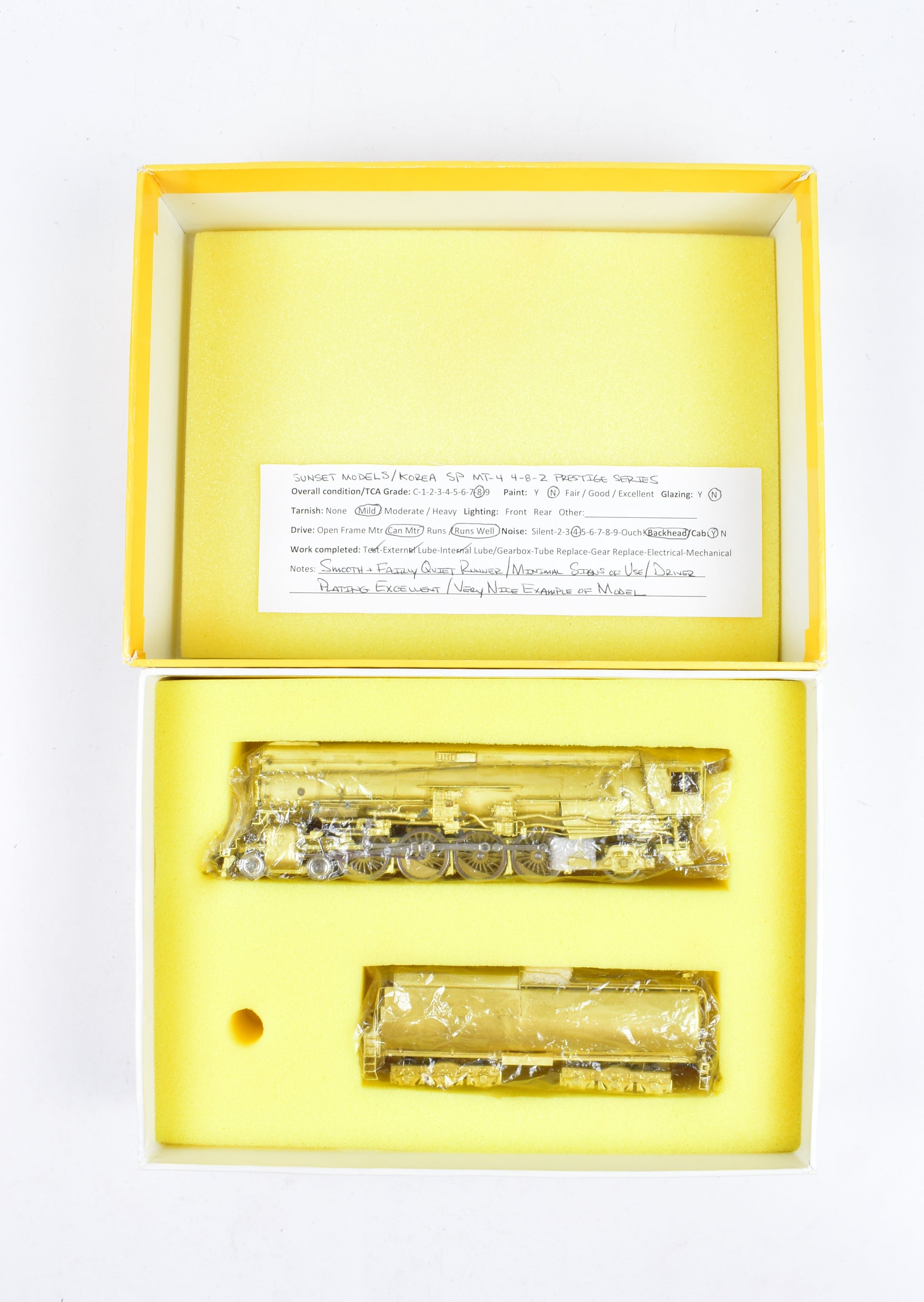 HO Brass Sunset Models Prestige SP Southern Pacific MT - 4 4 - 8 - 2 Mountain Model