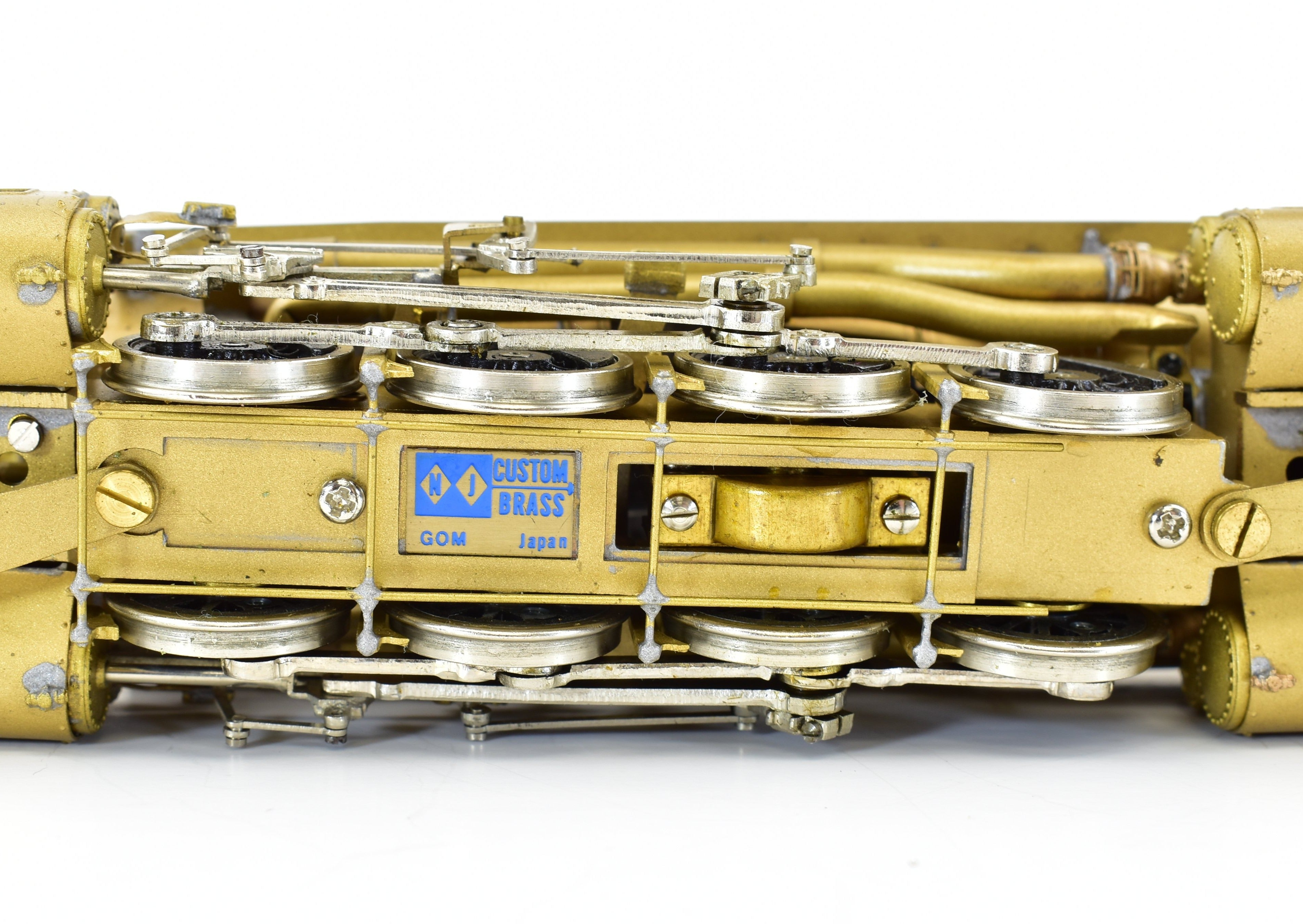 HO Scale Custom Brass Model Train - Richmond Fredericksburg & Potomac 2-8-8-2 Royale Series (Ex C&O H7) by NJ Custom Brass