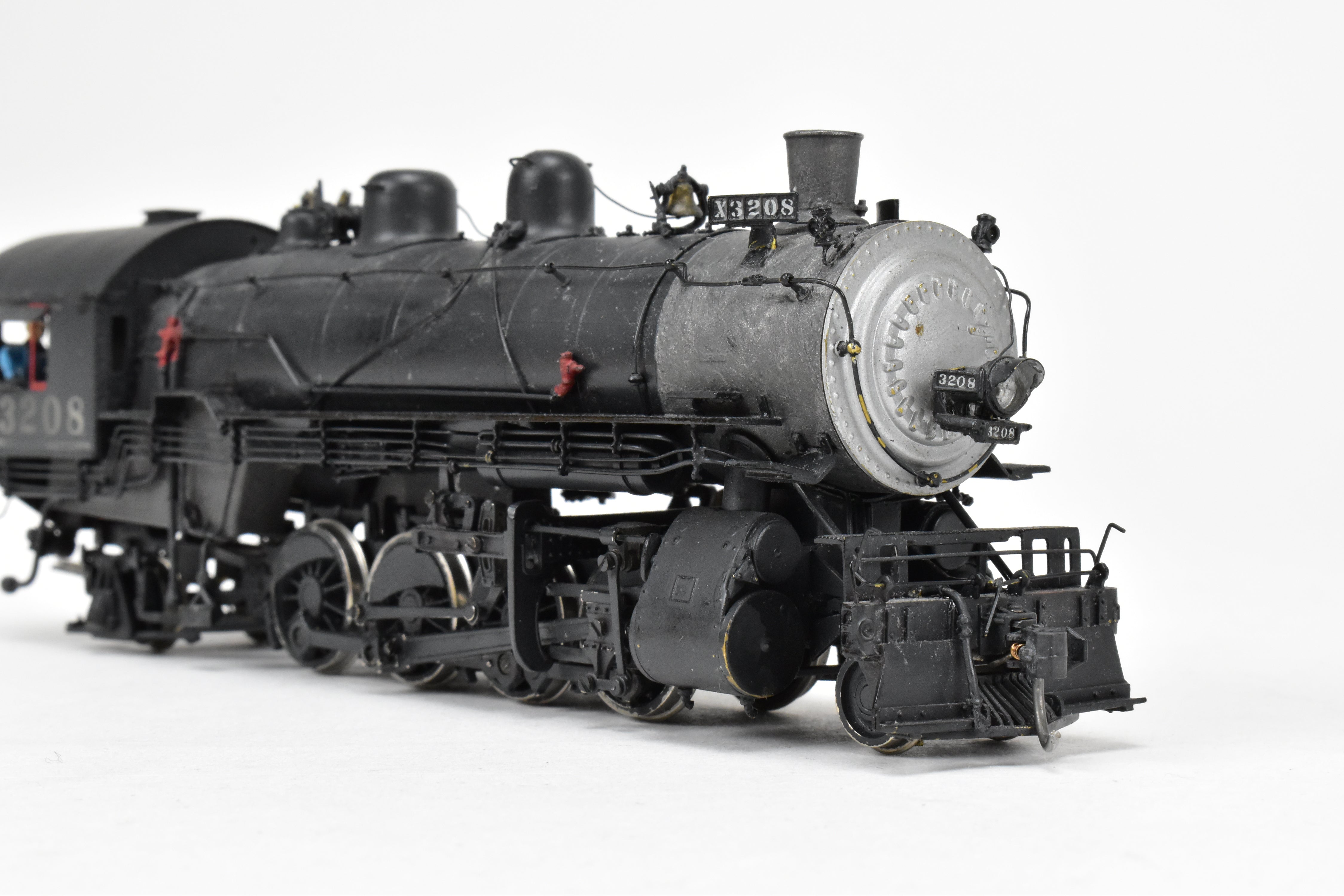 HO Brass Sunset Models SP - Southern Pacific MK - 2 2 - 8 - 2 CP #3208 with Light Weathering