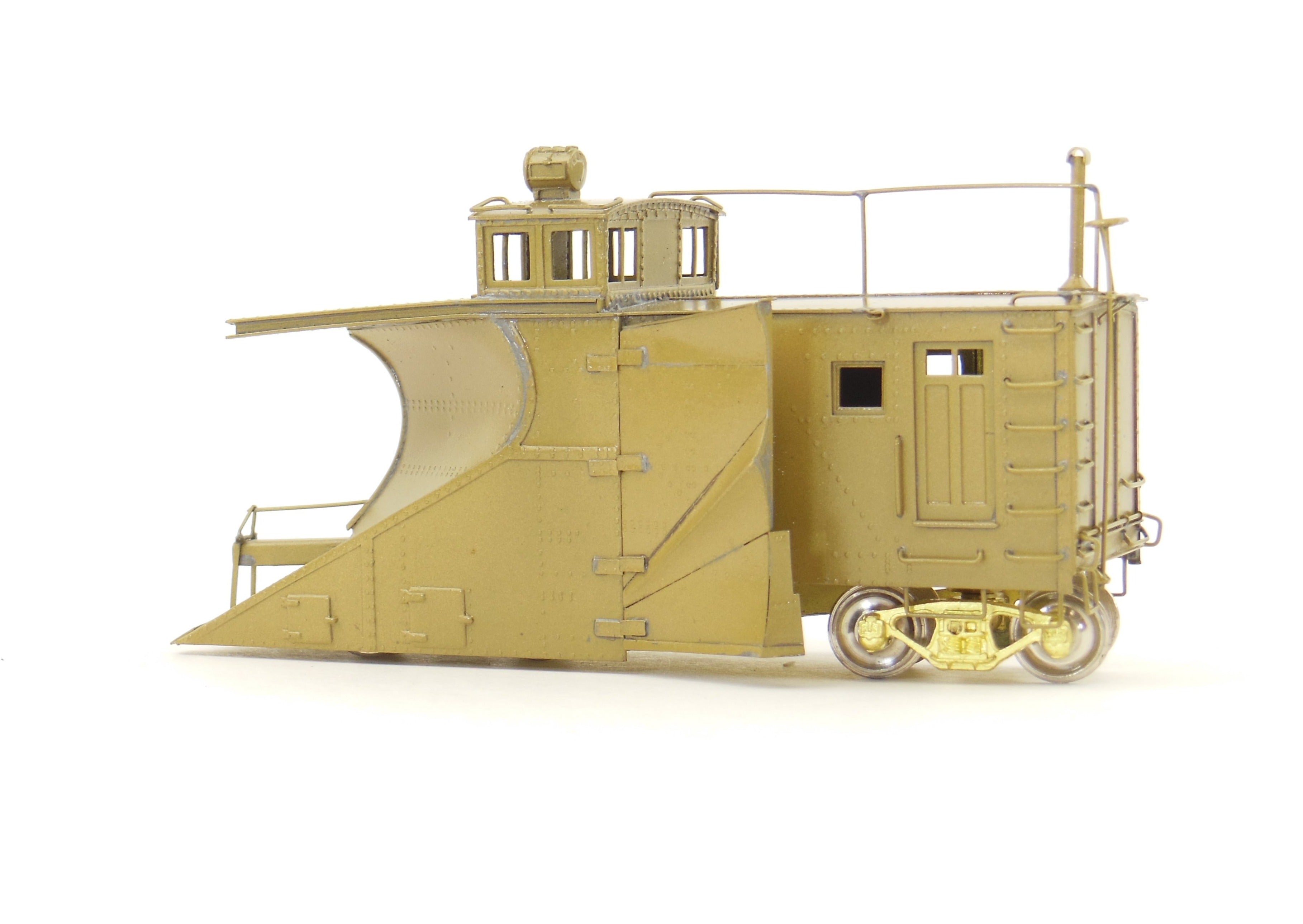 HO Scale Brass New Jersey Custom Brass Various Roads Maintenance of Way (MOW) All-Steel Snow Plow Model