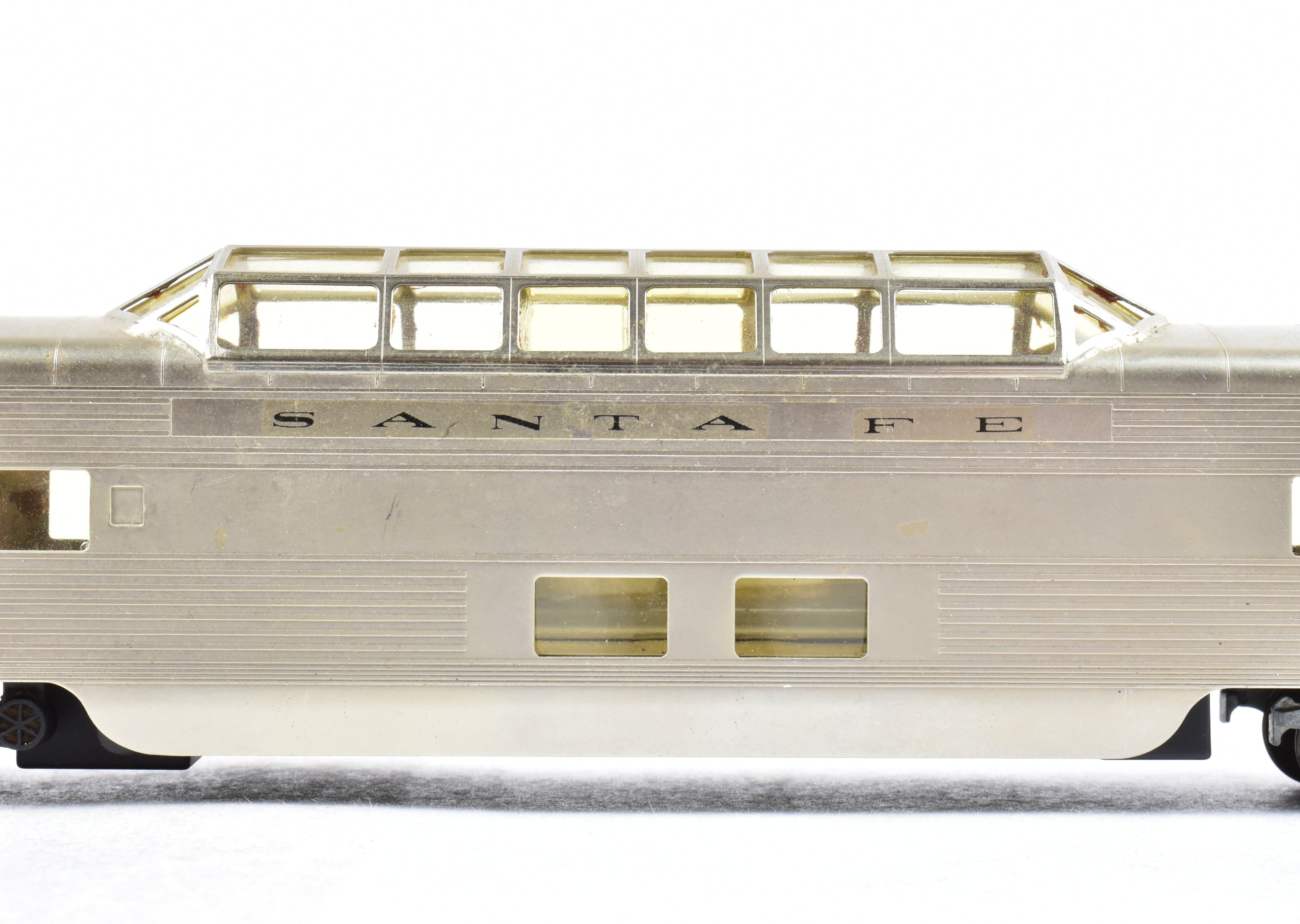 HO Scale Brass Lambert ATSF - Santa Fe Pullman Standard Dome Lettered Model Train Car