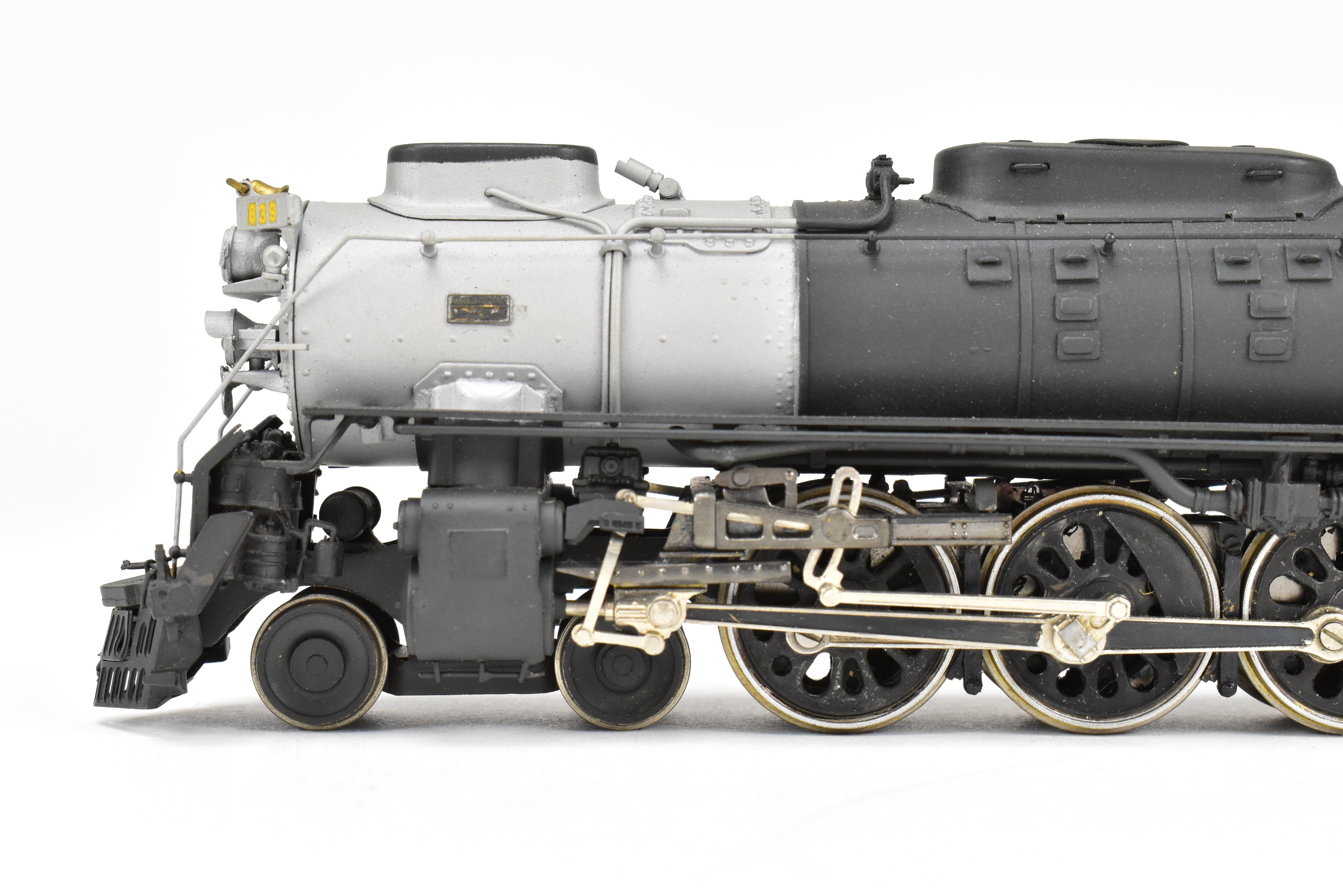 Custom Painted HO Brass Max Gray UP Union Pacific 4-8-4 FEF-3 Northern No. 839