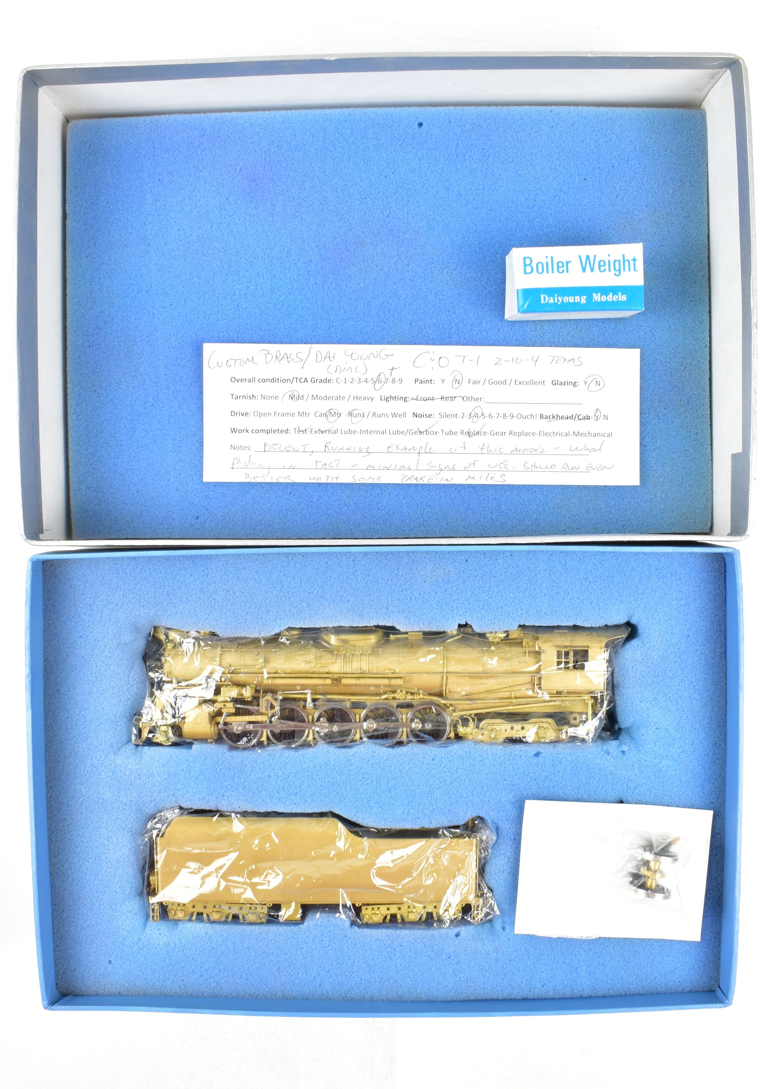 HO Scale Brass Chesapeake & Ohio Class T-1 2-10-4 Texas Type NJ Custom Model