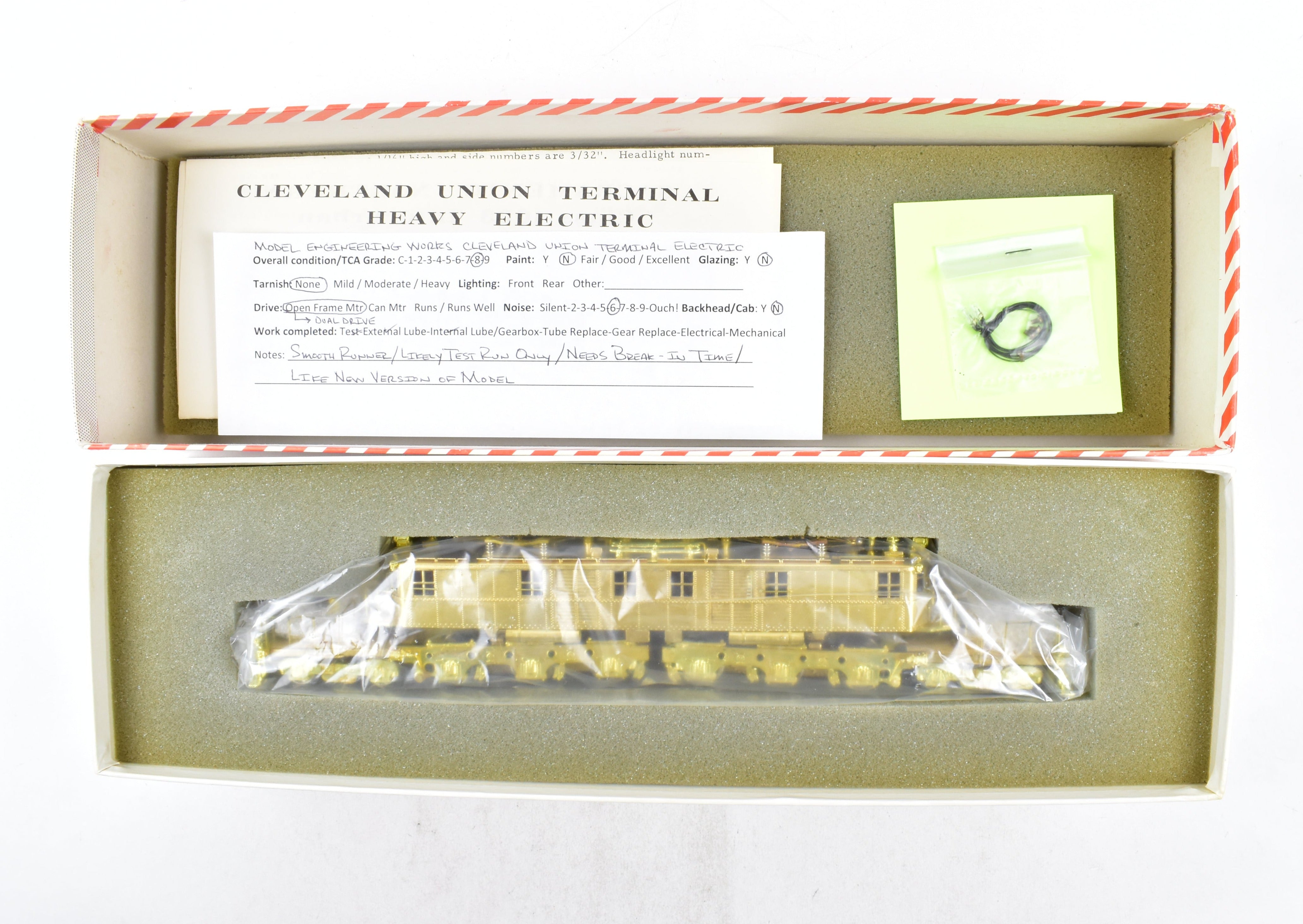 HO Scale Brass Model Electric Engine - Model Engineering Works CUT - Cleveland Union Terminal P-1A, a Collectible Train Model from 1969