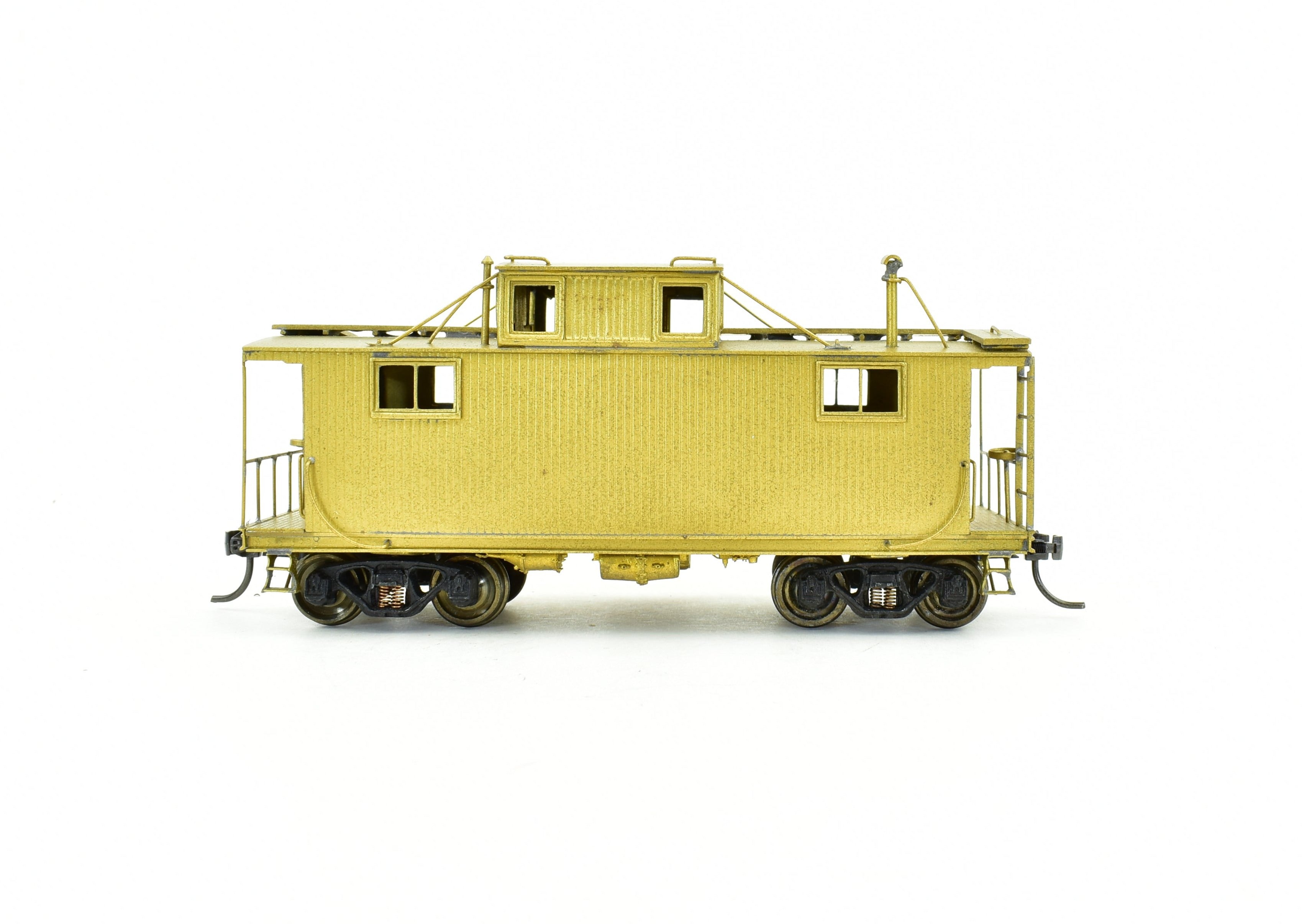 HO Scale Brass Model of NJ Custom Brass Long Island Railroad (LIRR) N - 52A Caboose for Model Train Enthusiasts