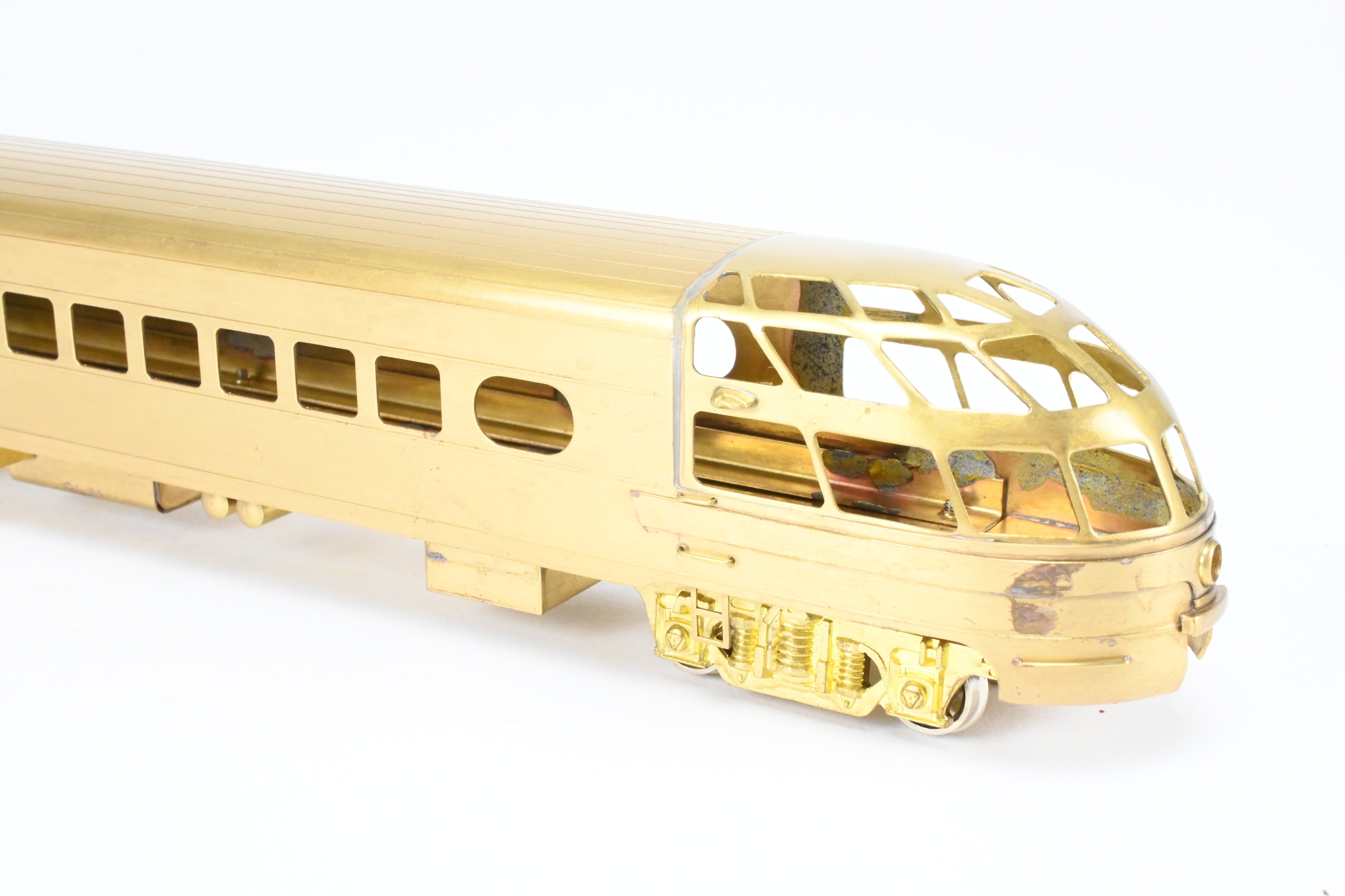 HO Scale Brass Soho Milwaukee Road #186 Rapids Sky Top Lounge Observation Model Train
