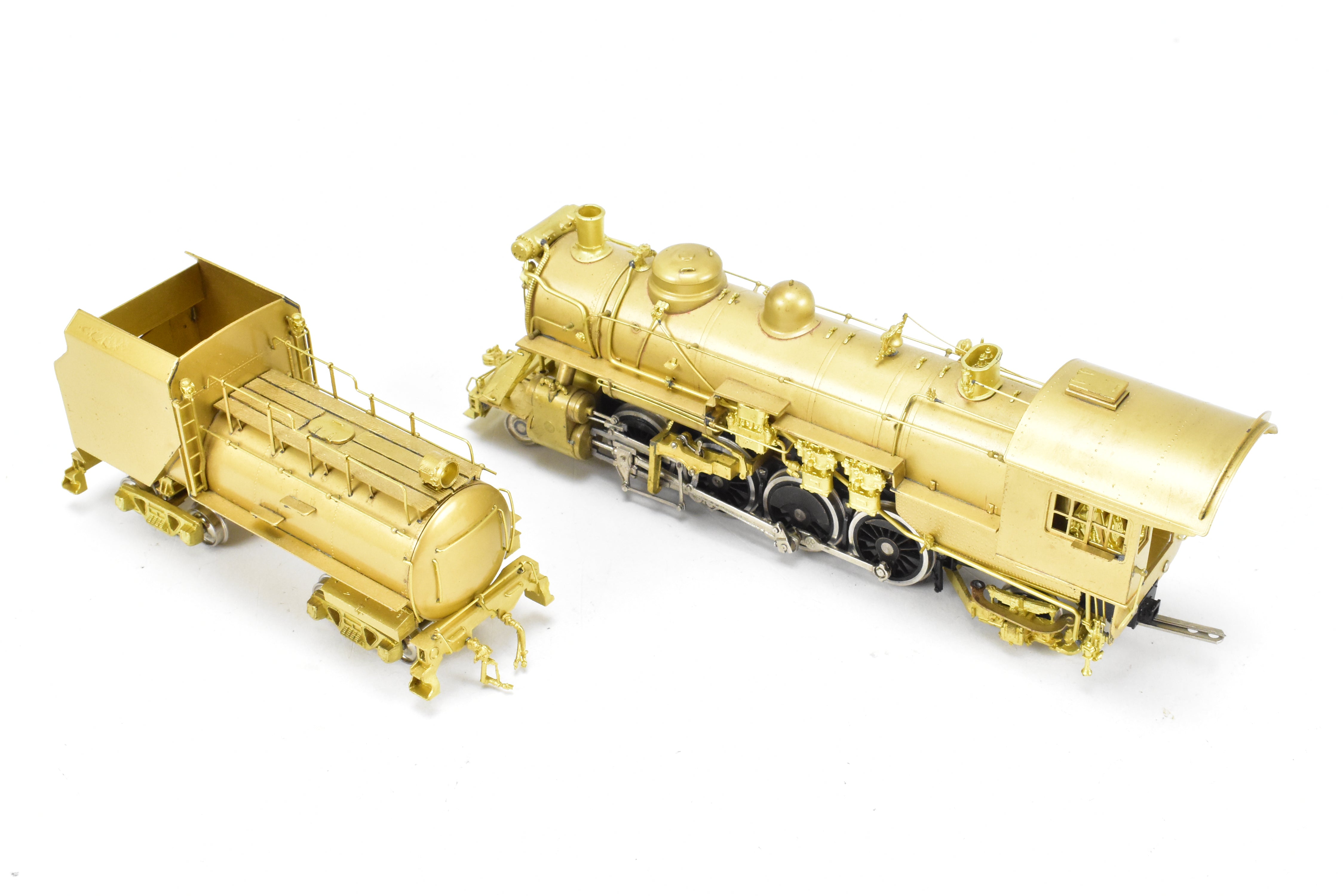 High - Quality HO Scale Brass Nickel - Plated Erie Railroad N - 1 2 - 8 - 2 Model Train by NPP - Nickel Plate Products