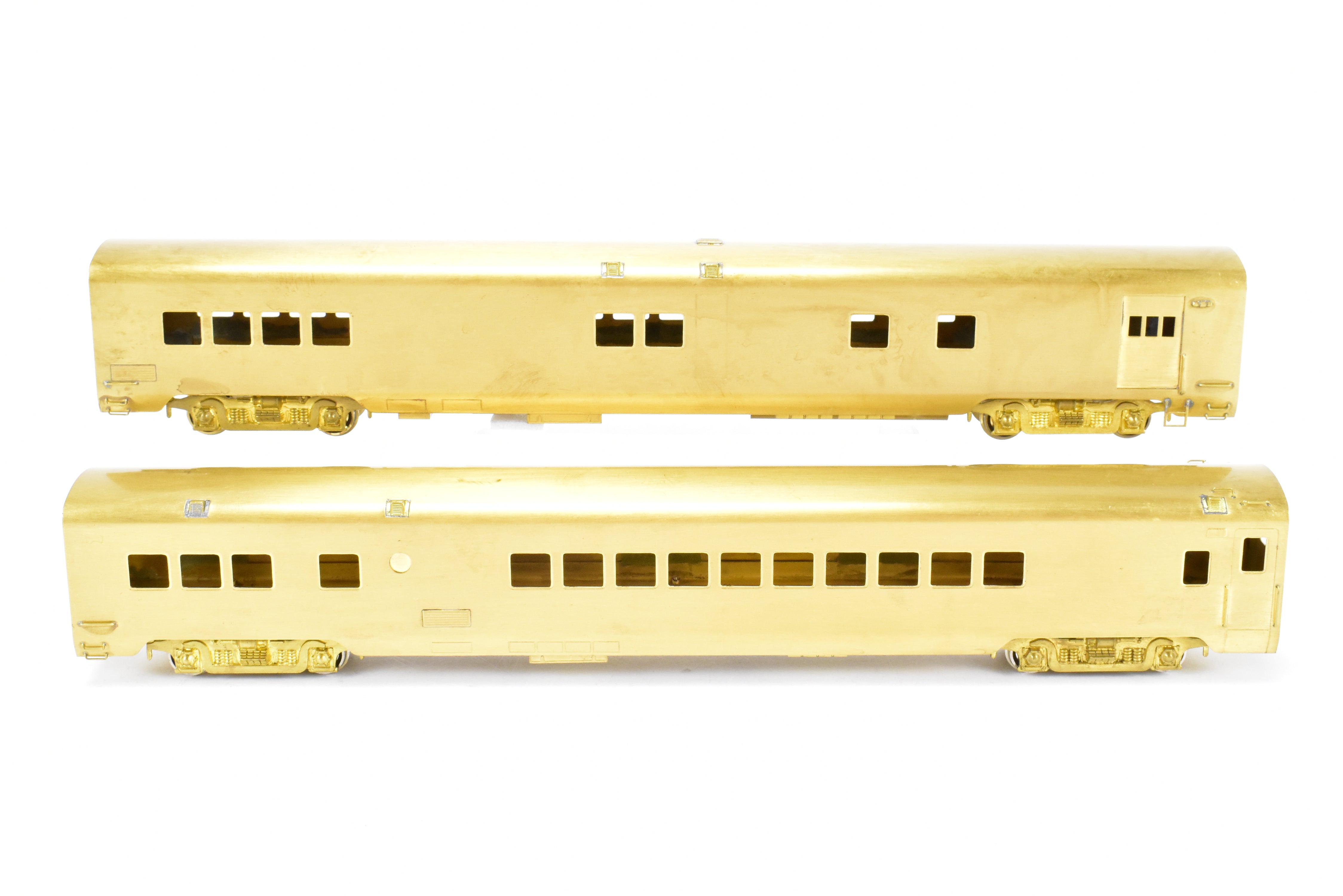 HO Scale Brass Nickel Plate Products (NPP) Chicago & Northwestern 2 - Car Baggage and Parlor Model Set