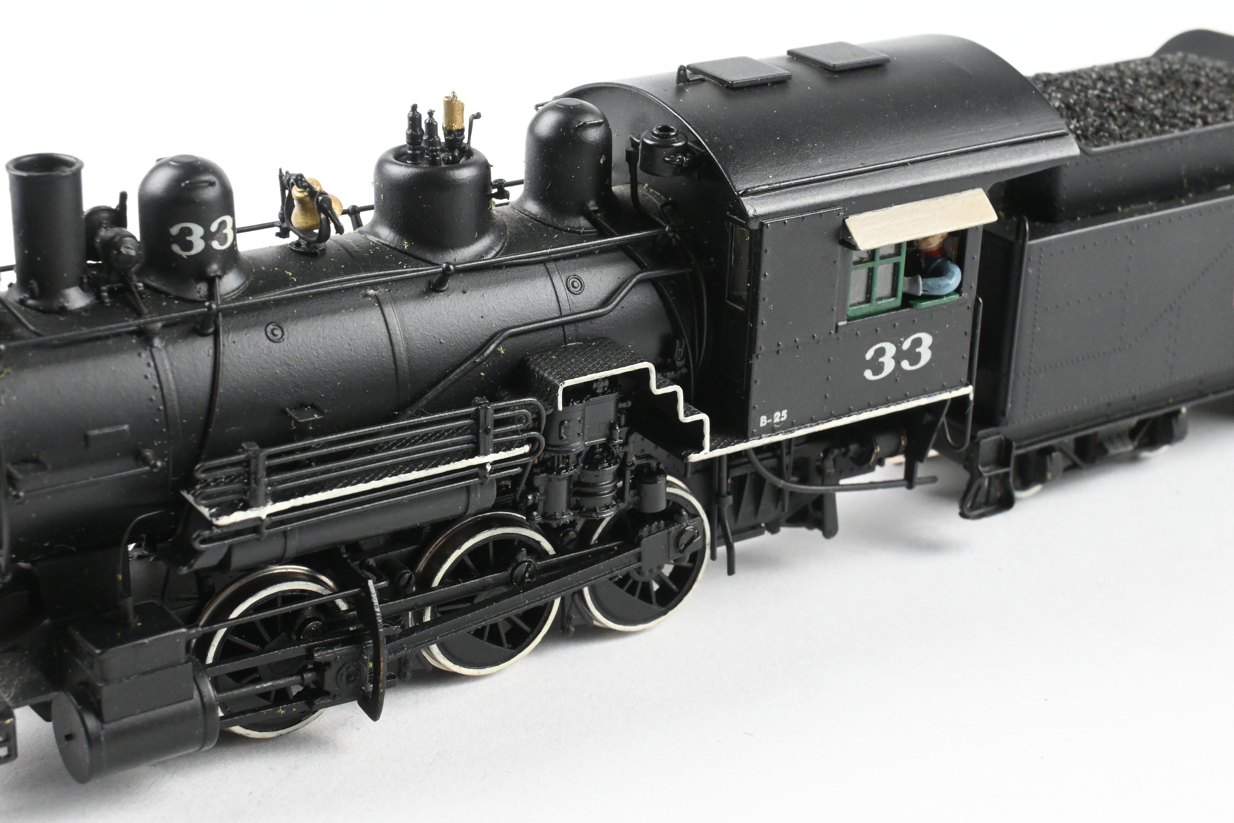 HO Scale Brass PFM Fujiyama Northern Pacific 0-6-0 Class L-9 Custom Painted for Private Road
