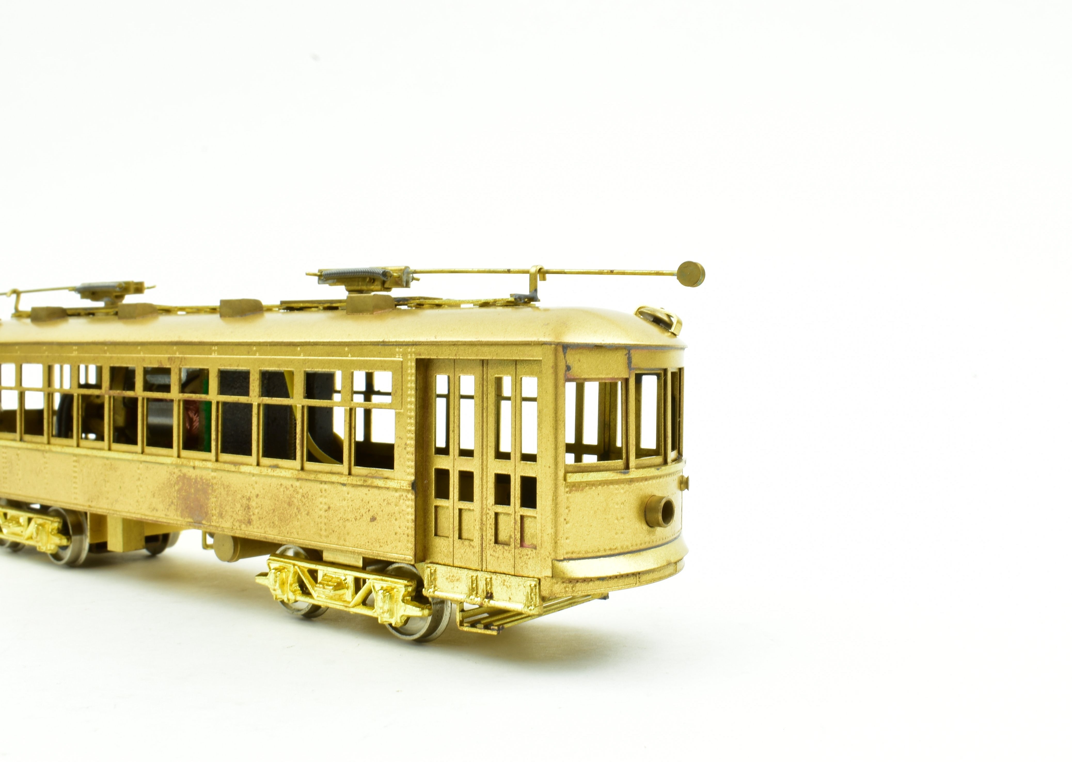 HO Scale Custom Brass Third Avenue Railway System Osgood Bradley Trolley Model by NJ Custom Brass