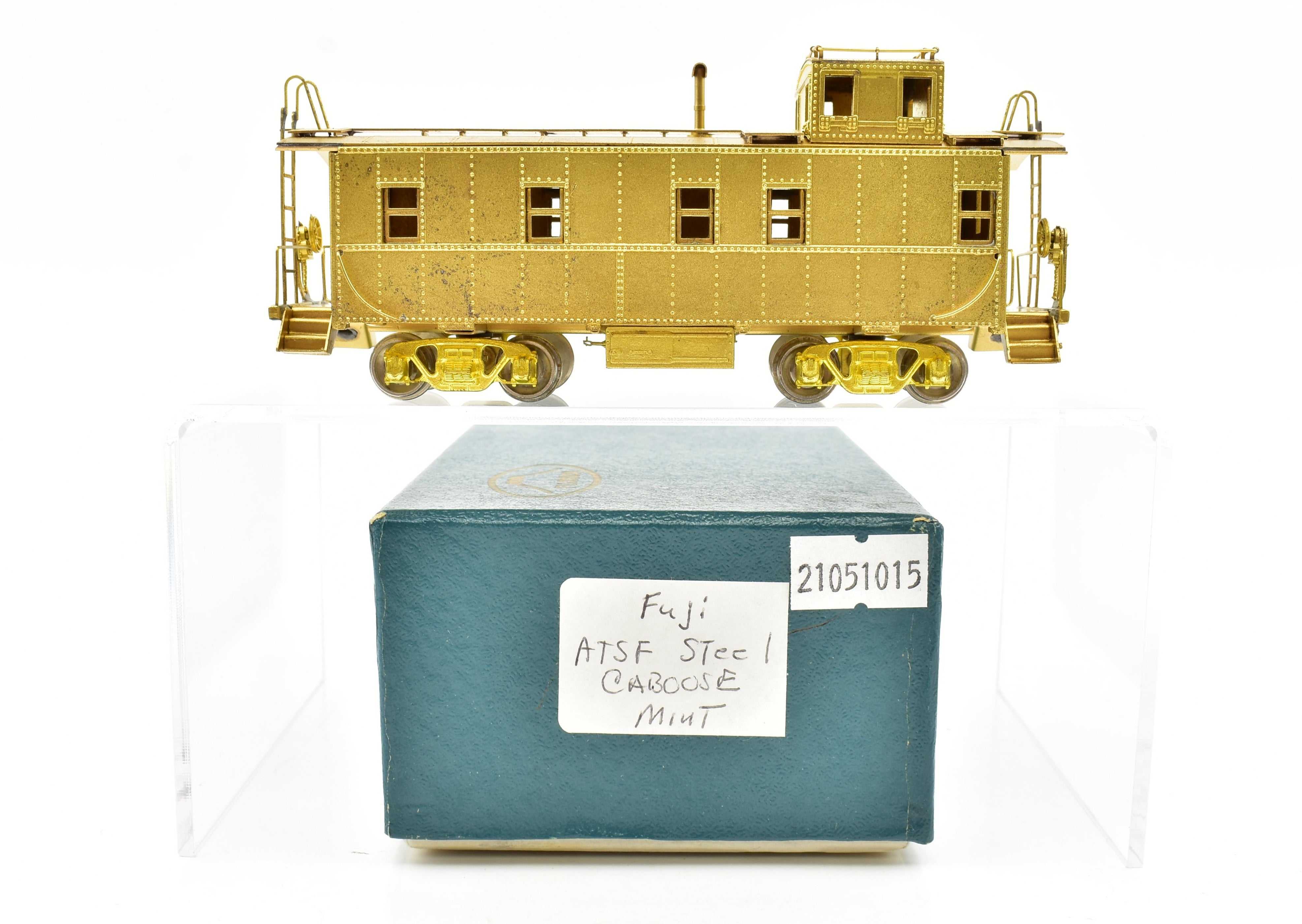 HO Scale Brass Fujiyama Santa Fe Steel Caboose - Pacific Fast Mail Model