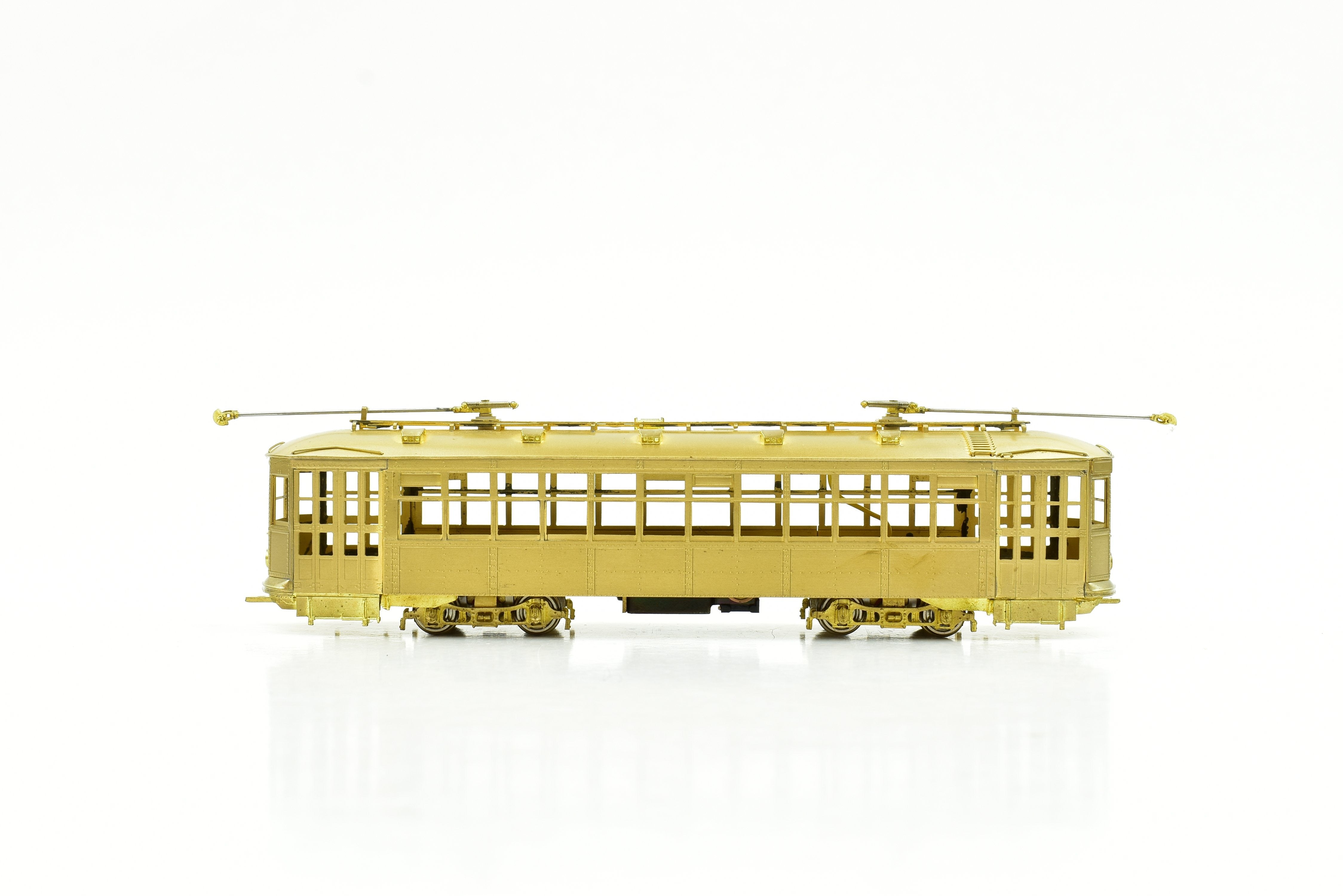 HO Scale Brass MTS Traction BER - 1929 Modified Boston Elevated Railway Type 5 Streetcar