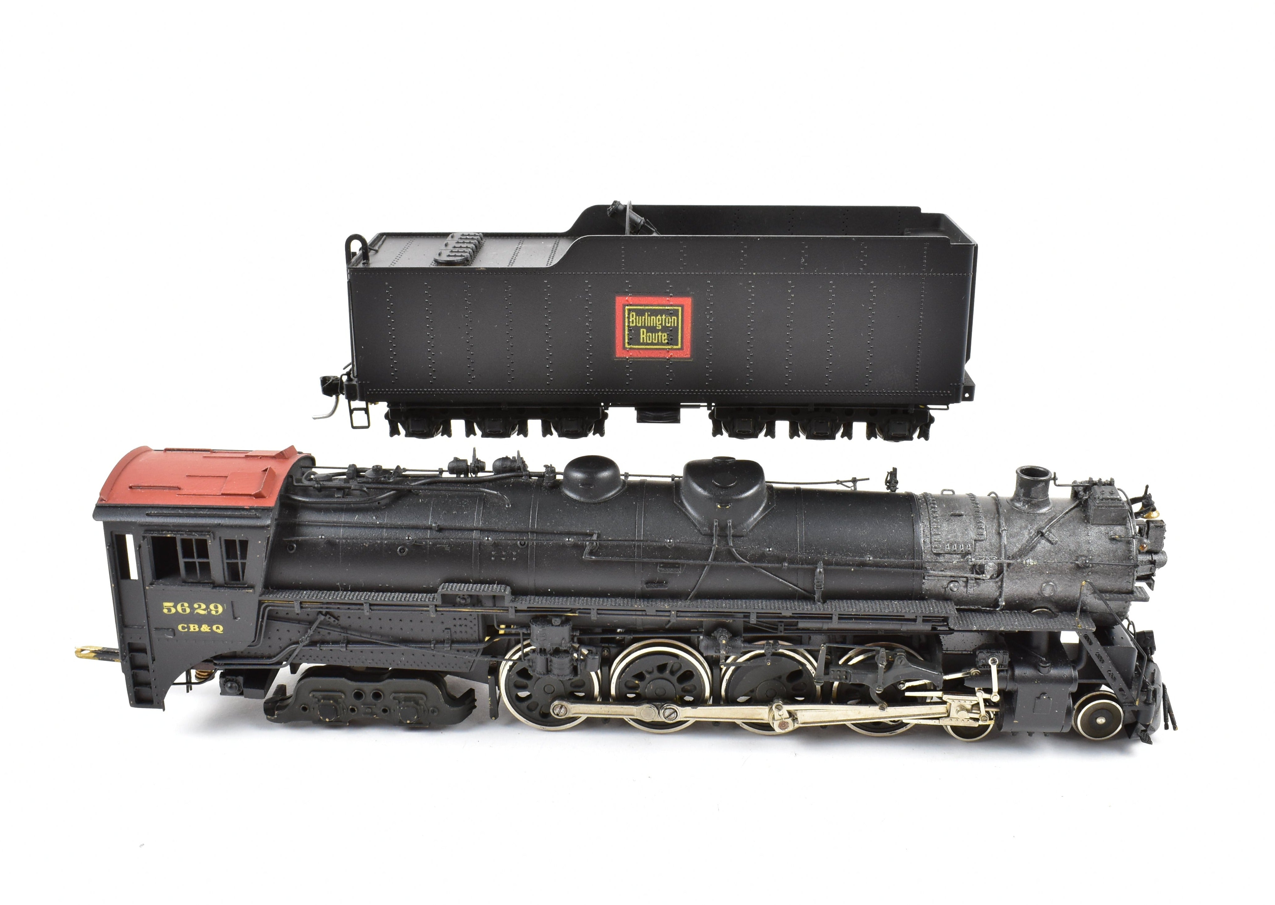 1969 HO Brass PFM Toby Crown Model CP No. 5629 Burlington Route 4-8-4 O-5