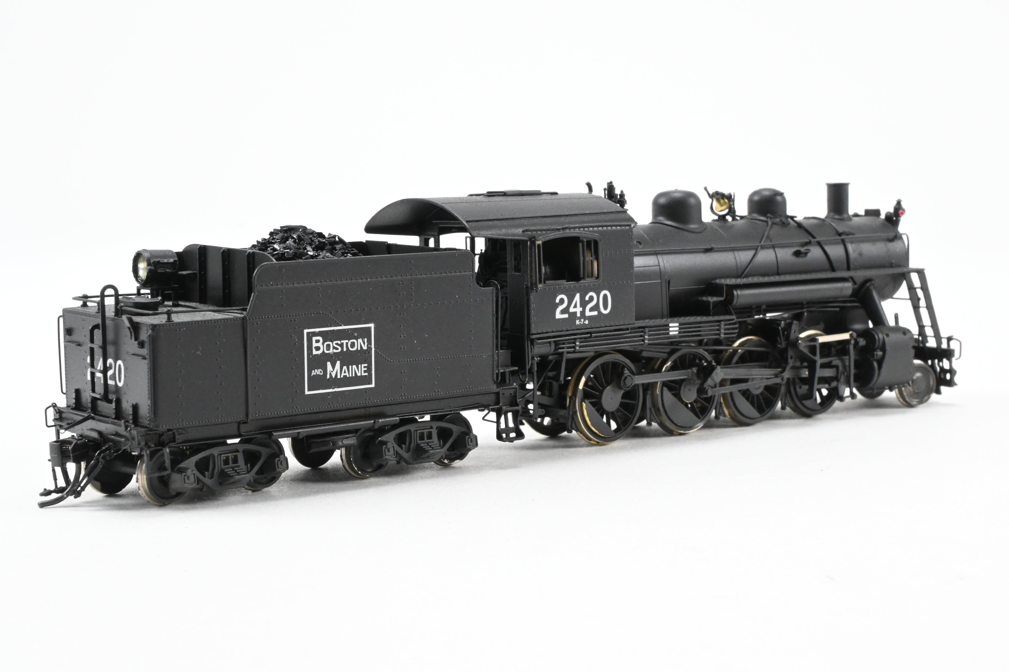 HO Brass NERS Boston & Maine Class K - 7A 2 - 8 - 0 No. 2420 Model Train