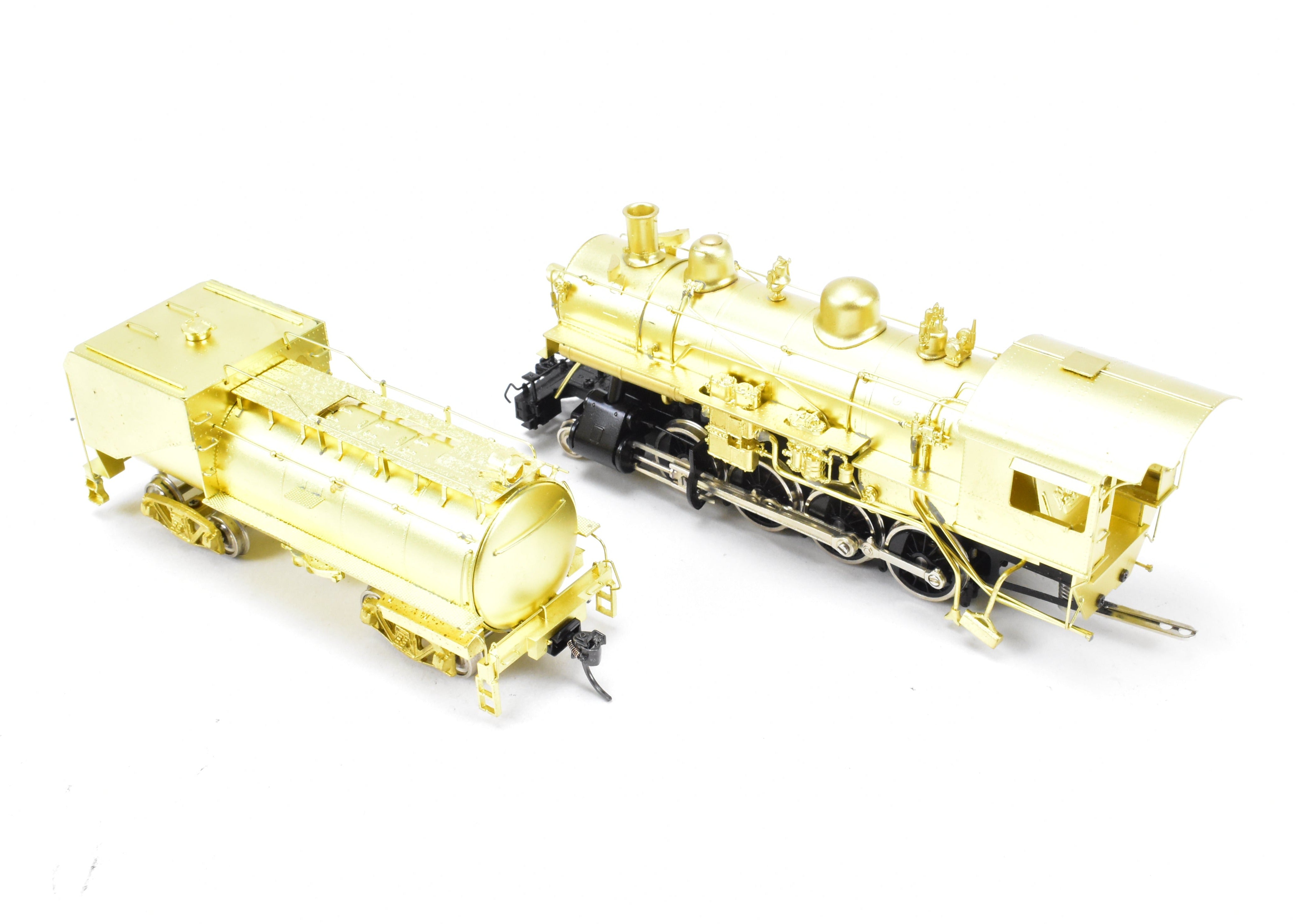 High - Quality HO Scale Brass Model Train - Southern Pacific C - 10 2 - 8 - 0 Prestige Series from Sunset Models with 2 Pumps and Feedwater Heater