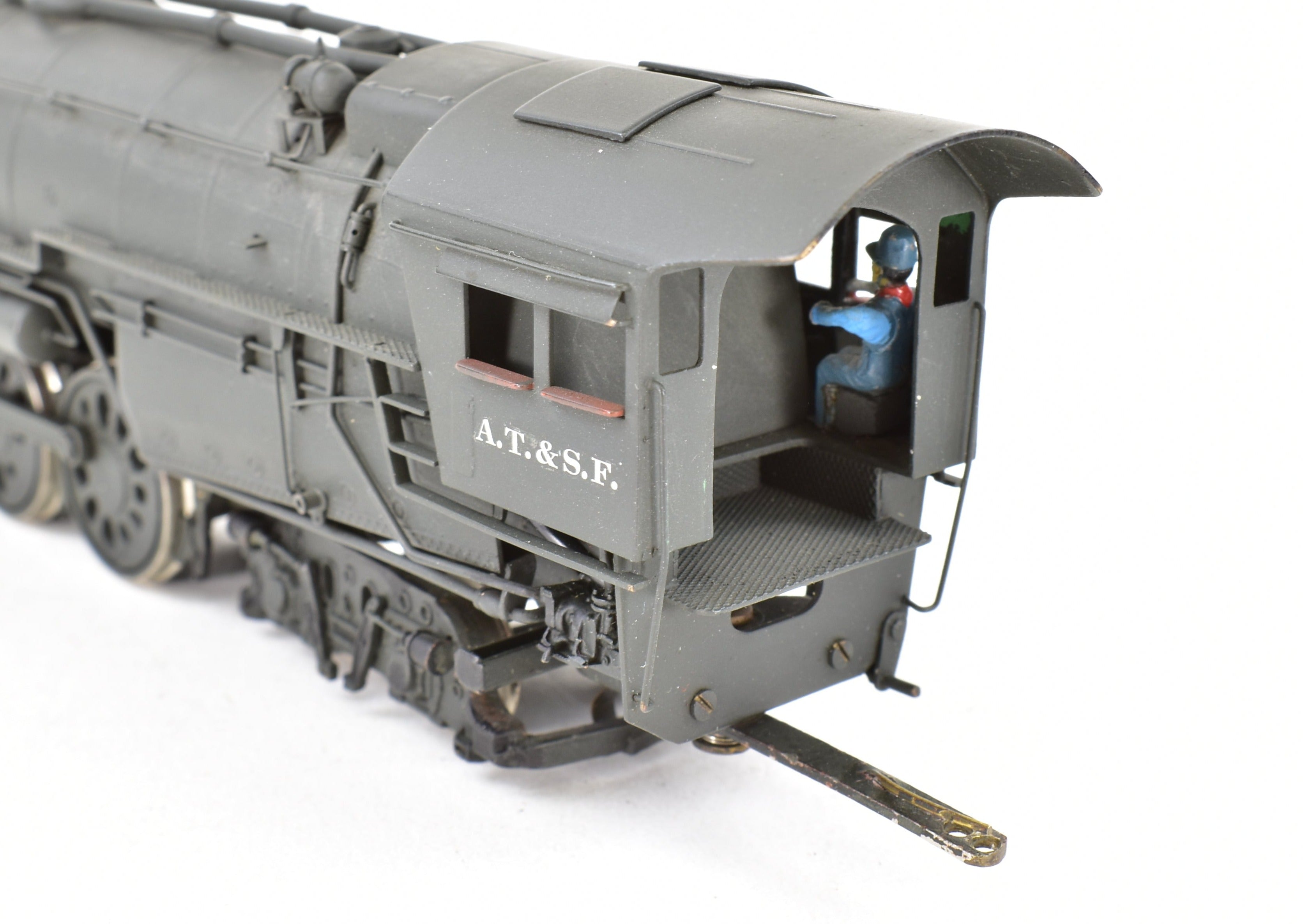 Custom Painted HO Brass PFM - United ATSF - Santa Fe 2-10-4 Model