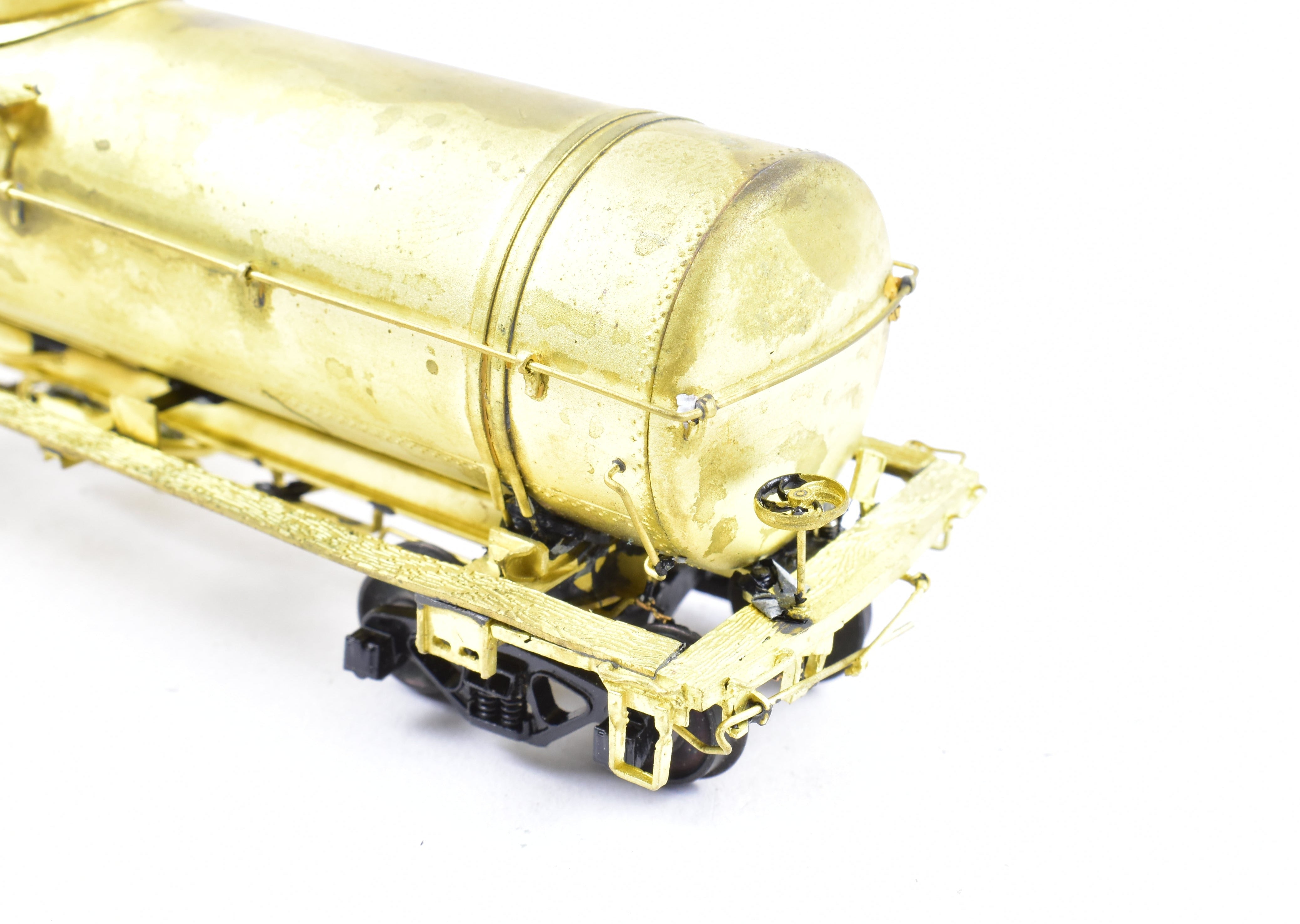 HO Scale Brass Model of Southern Pacific O - 50 - 12 Tank Car by Pecos River Brass with KC Brake System