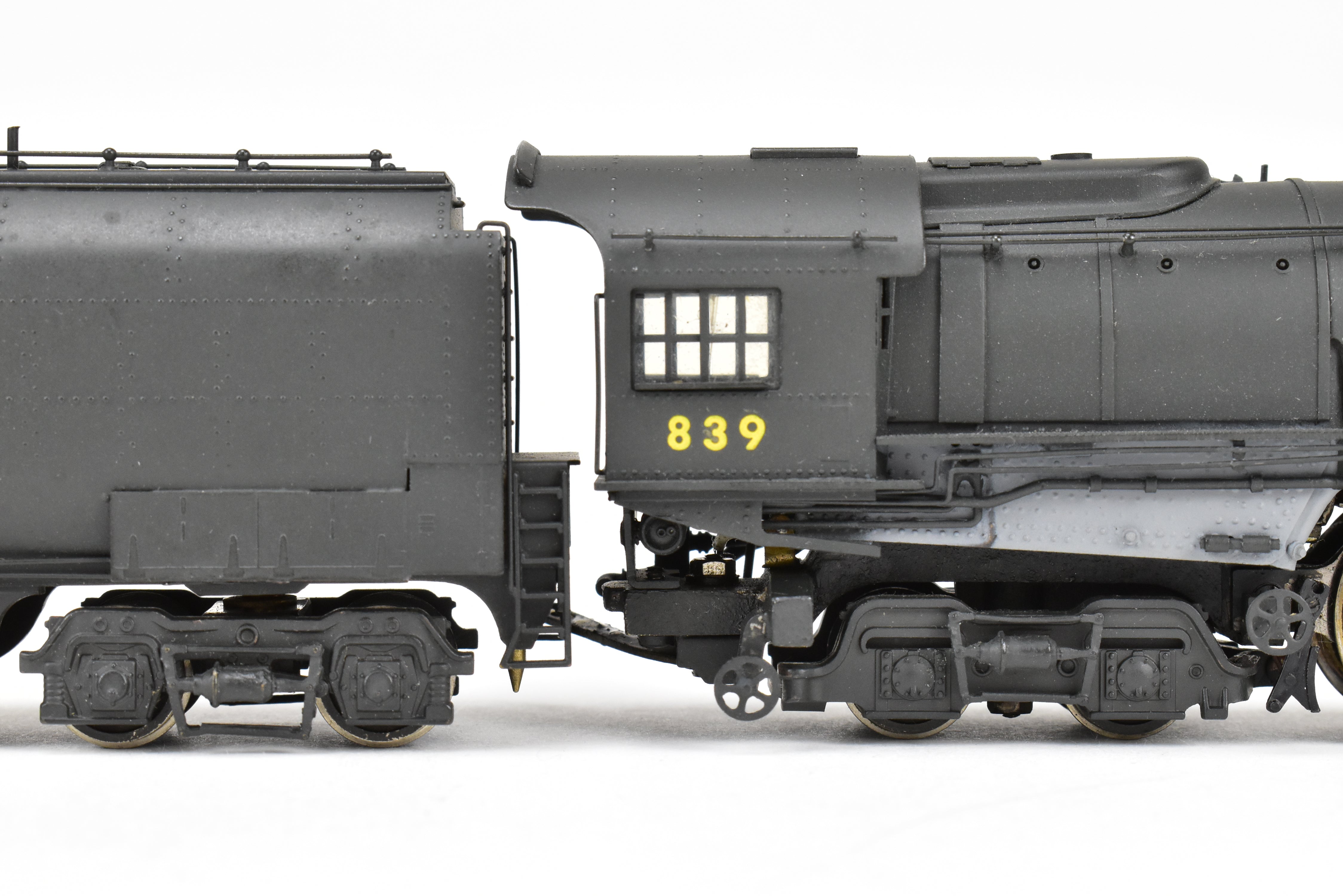 Custom Painted HO Brass Max Gray UP Union Pacific 4-8-4 FEF-3 Northern No. 839