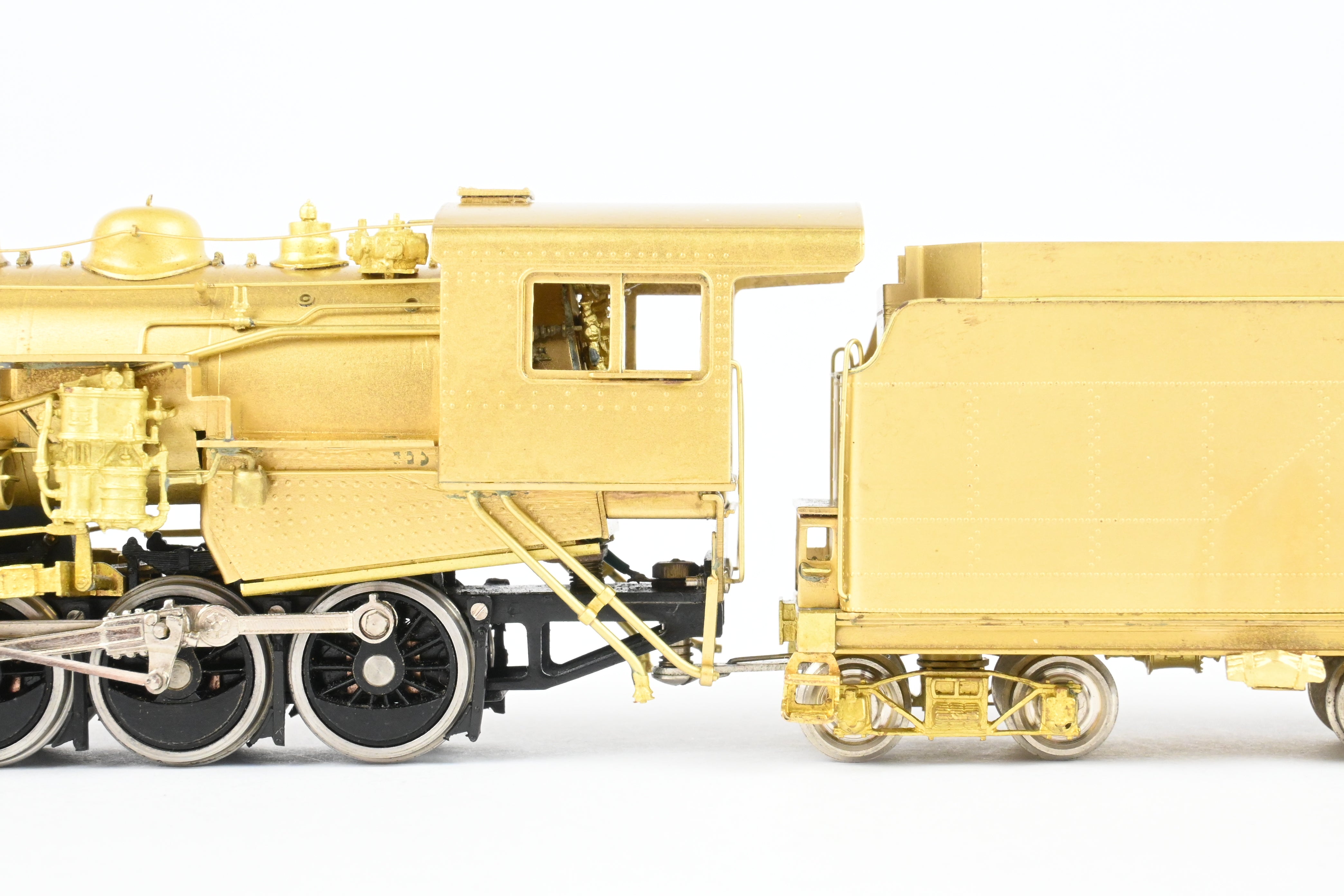 HO Brass NYO&W 2-8-0 Class W-1 Nickel Plated Locomotive with Side Air Pumps
