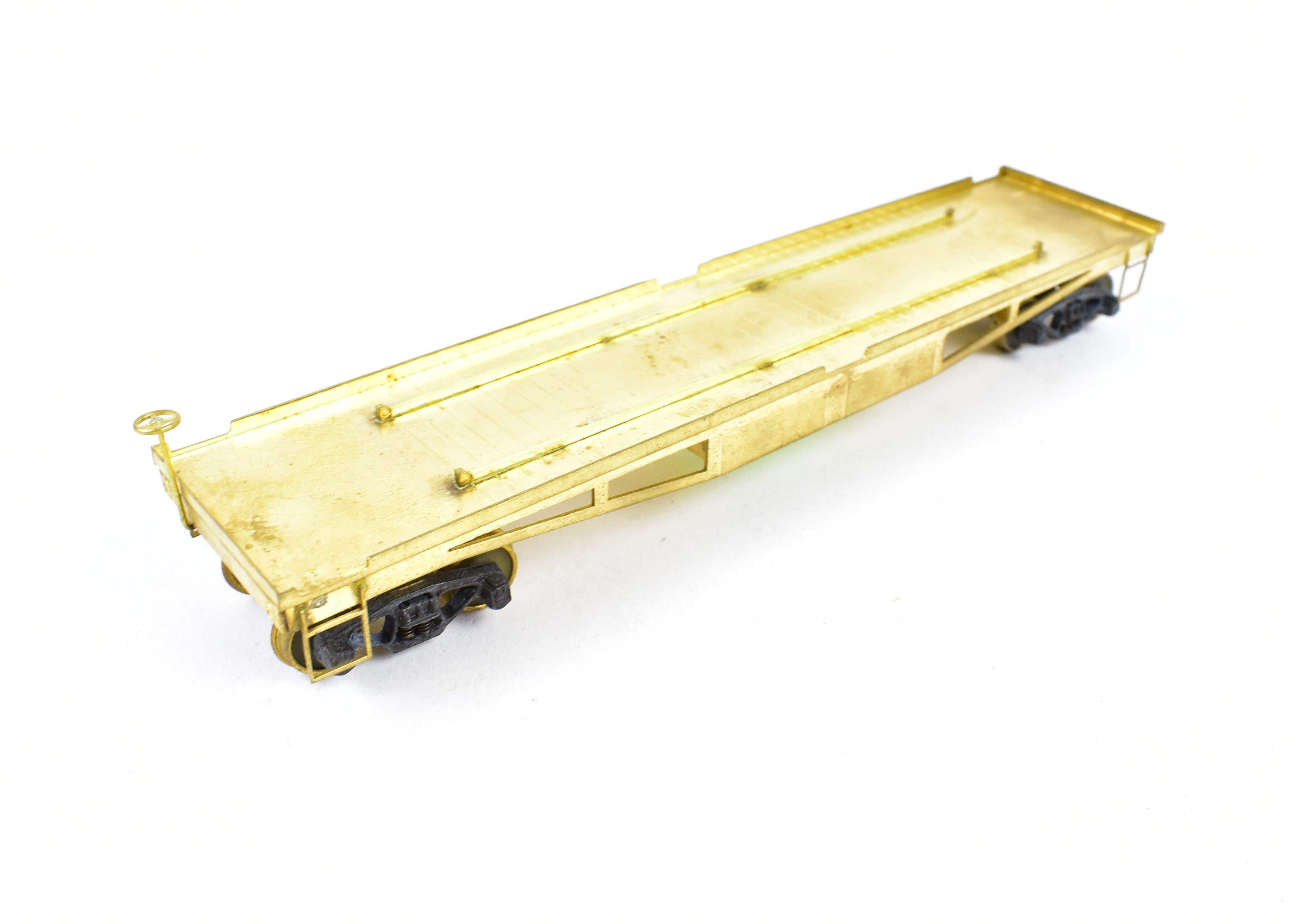 HO Scale Brass Lambert Various Roads Maintenance of Way (MOW) Flat Car with Wheel or Truck Support Function
