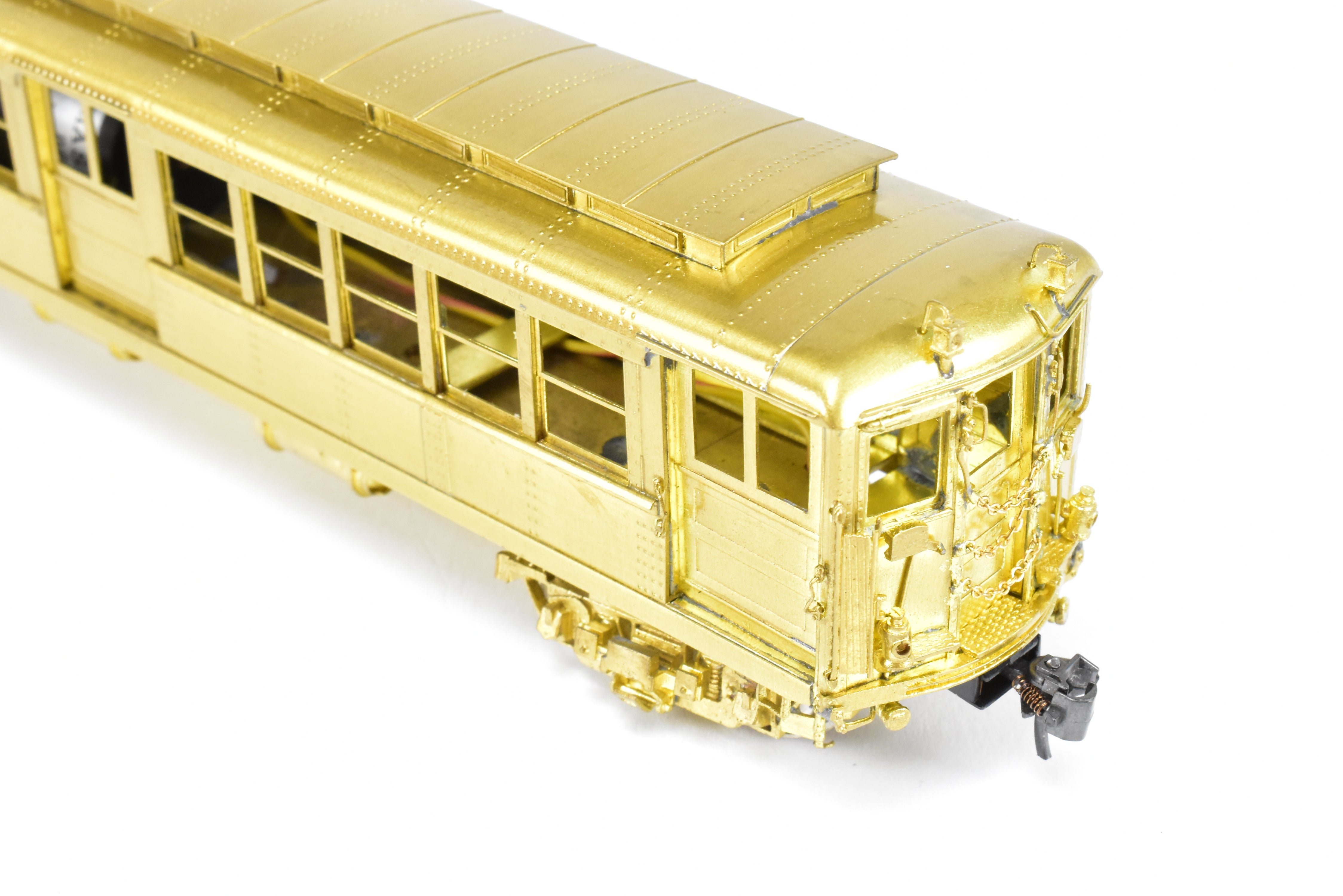 HO Scale Brass Subway Model - MTS Imports IRT Interborough Rapid Transit Deck Roof High-Voltage 2-Car Set for Model Railroads