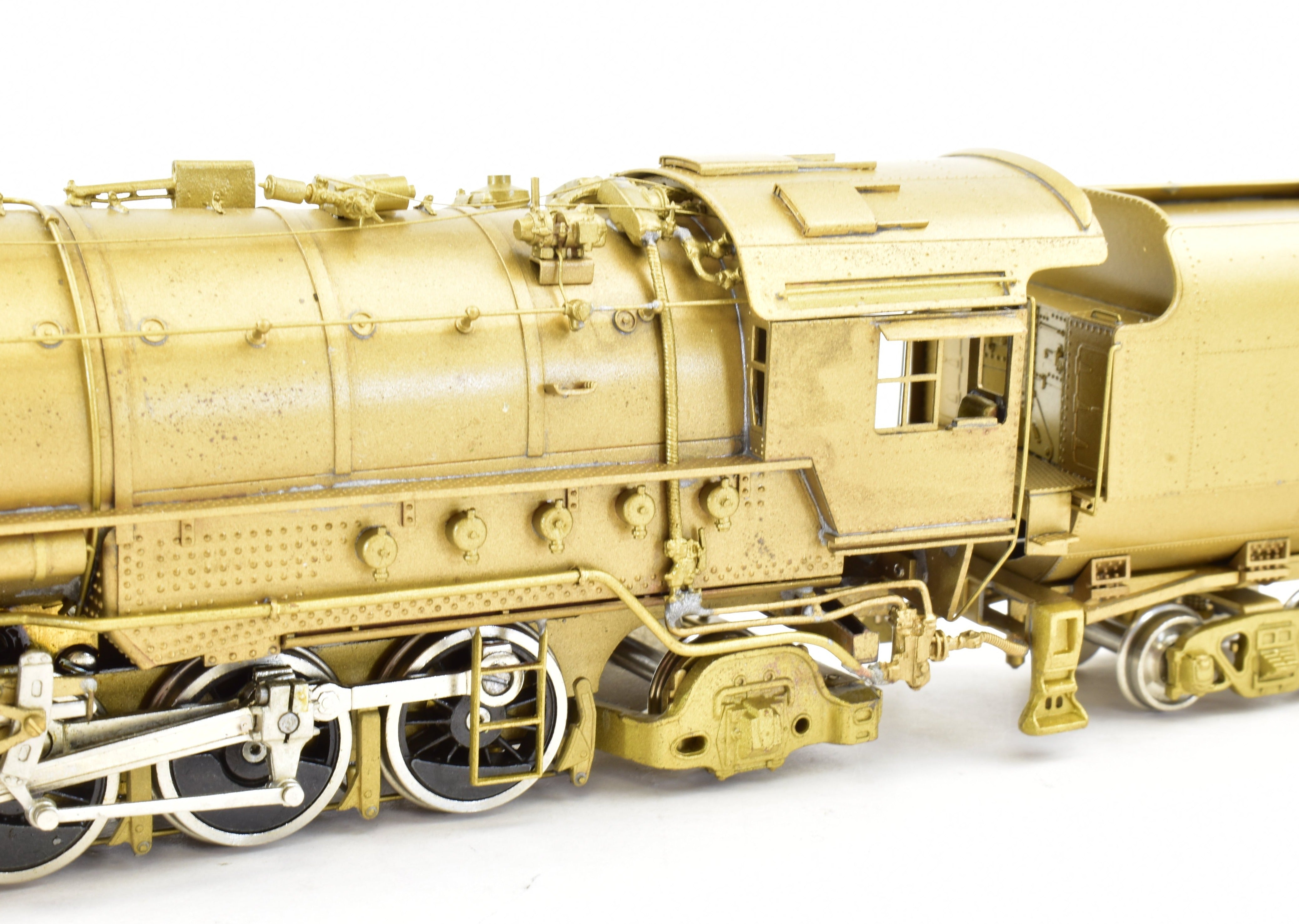 HO Scale Custom Brass Model Train - Richmond Fredericksburg & Potomac 2-8-8-2 Royale Series (Ex C&O H7) by NJ Custom Brass