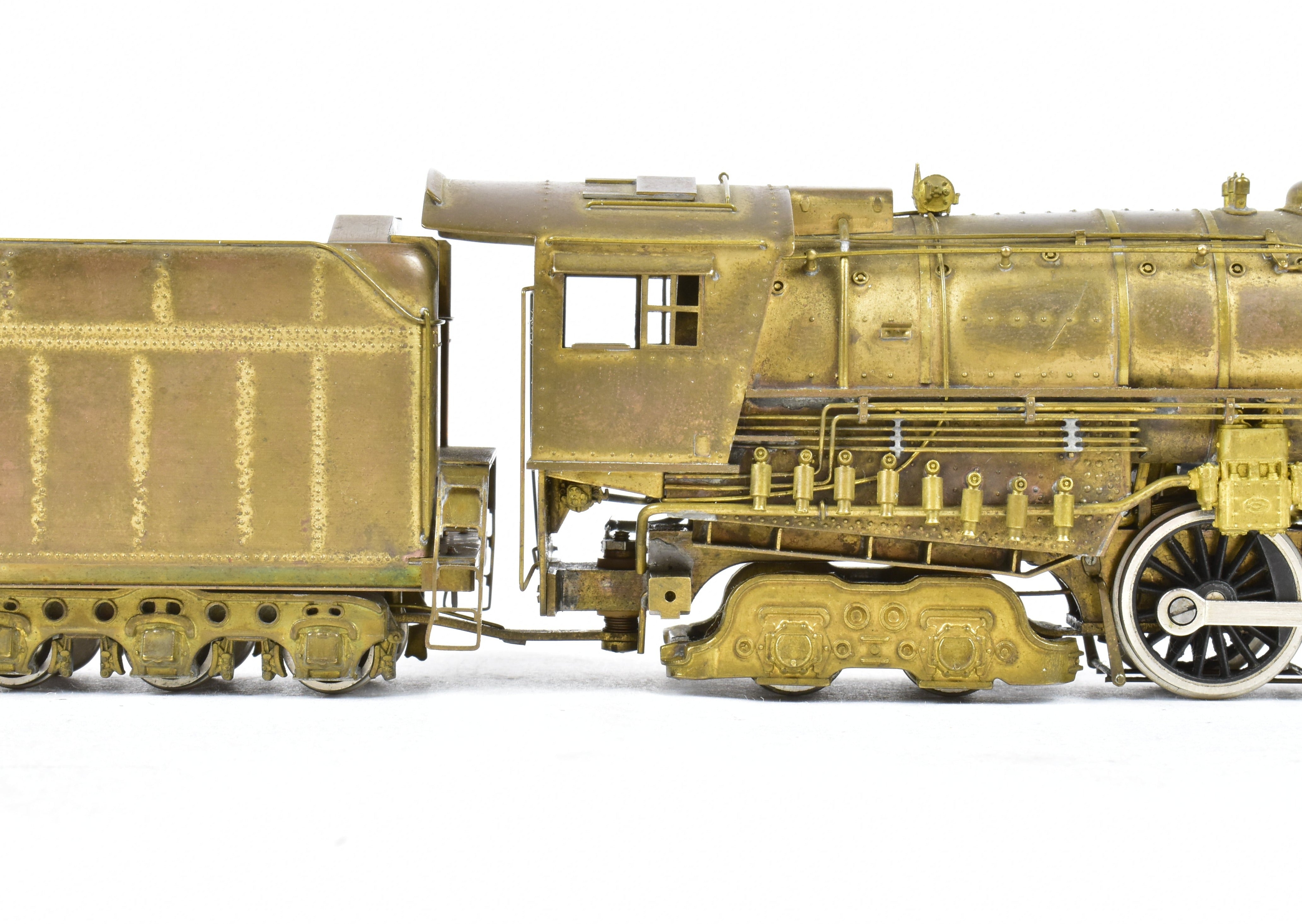 HO Scale Brass Pacific Fast Mail Model Train - Toby's Denver & Rio Grande Western 4-8-4 Class M-64 Crown Model REBOXX from 1962