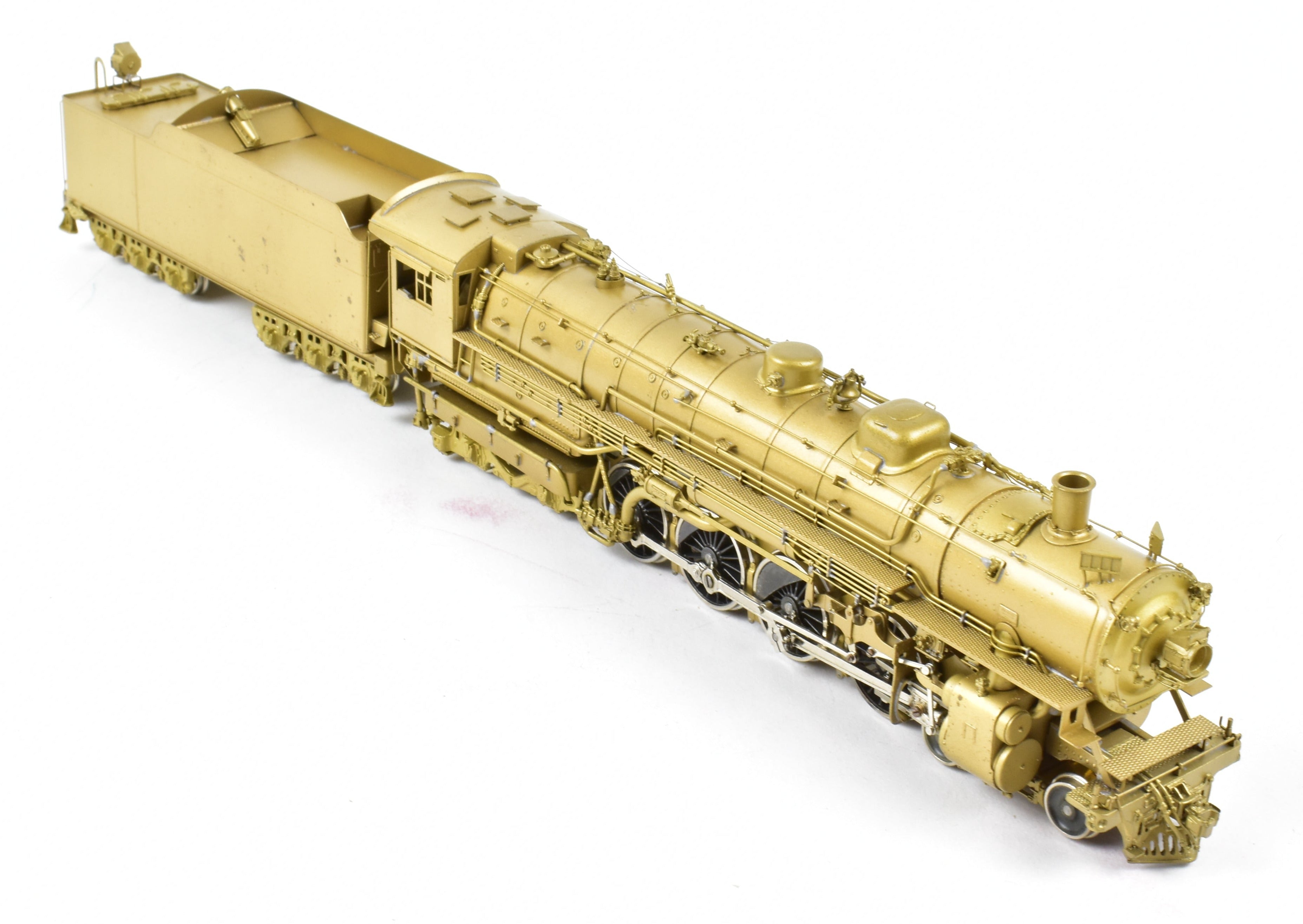 HO Scale Brass Model Train - Northern Pacific Class A 4-8-4 Royale Series, Custom-Built by NJ Custom Brass