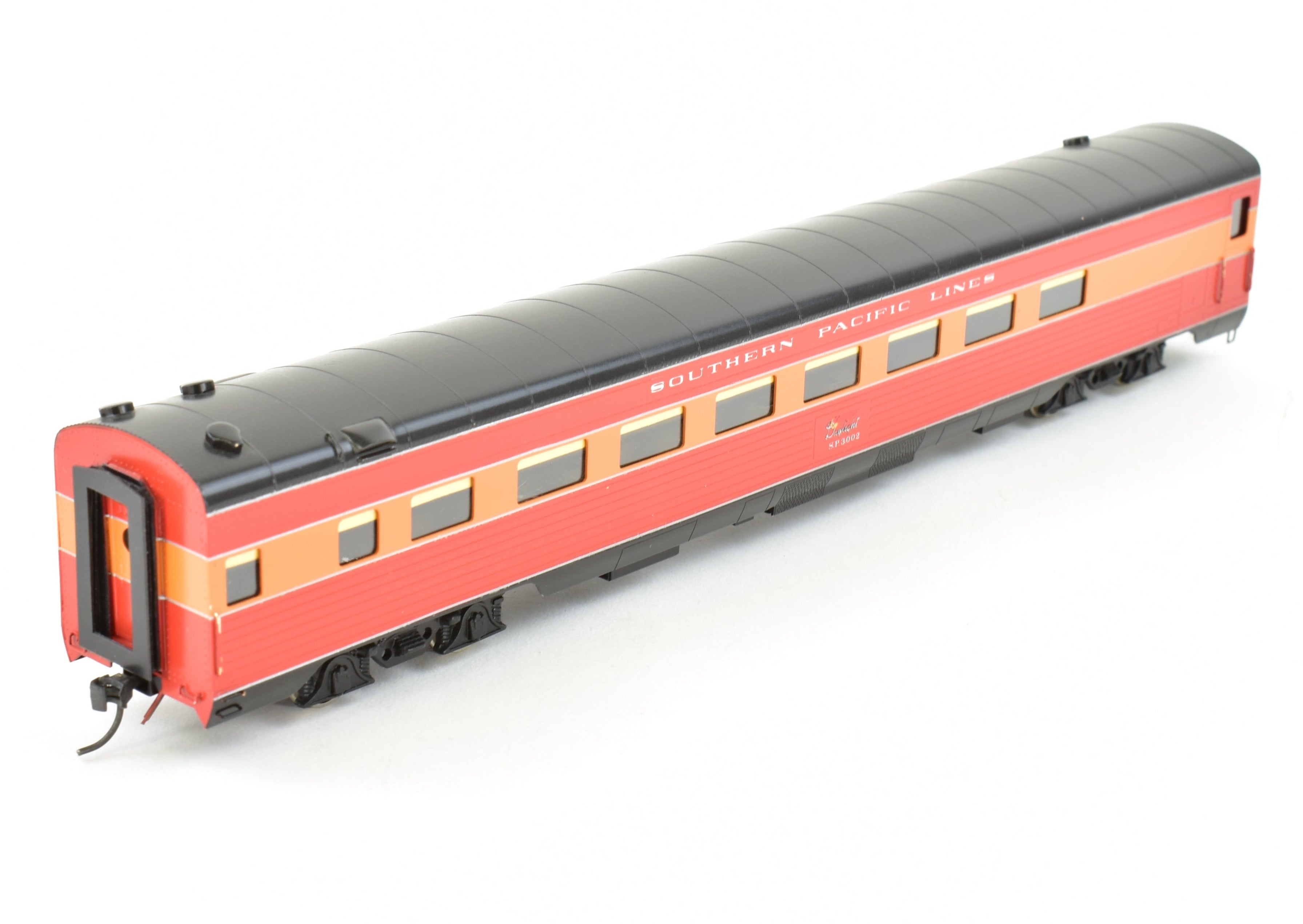 HO Scale Brass Soho Southern Pacific #3002 Custom Painted Parlor Car with Stateroom for Model Trains