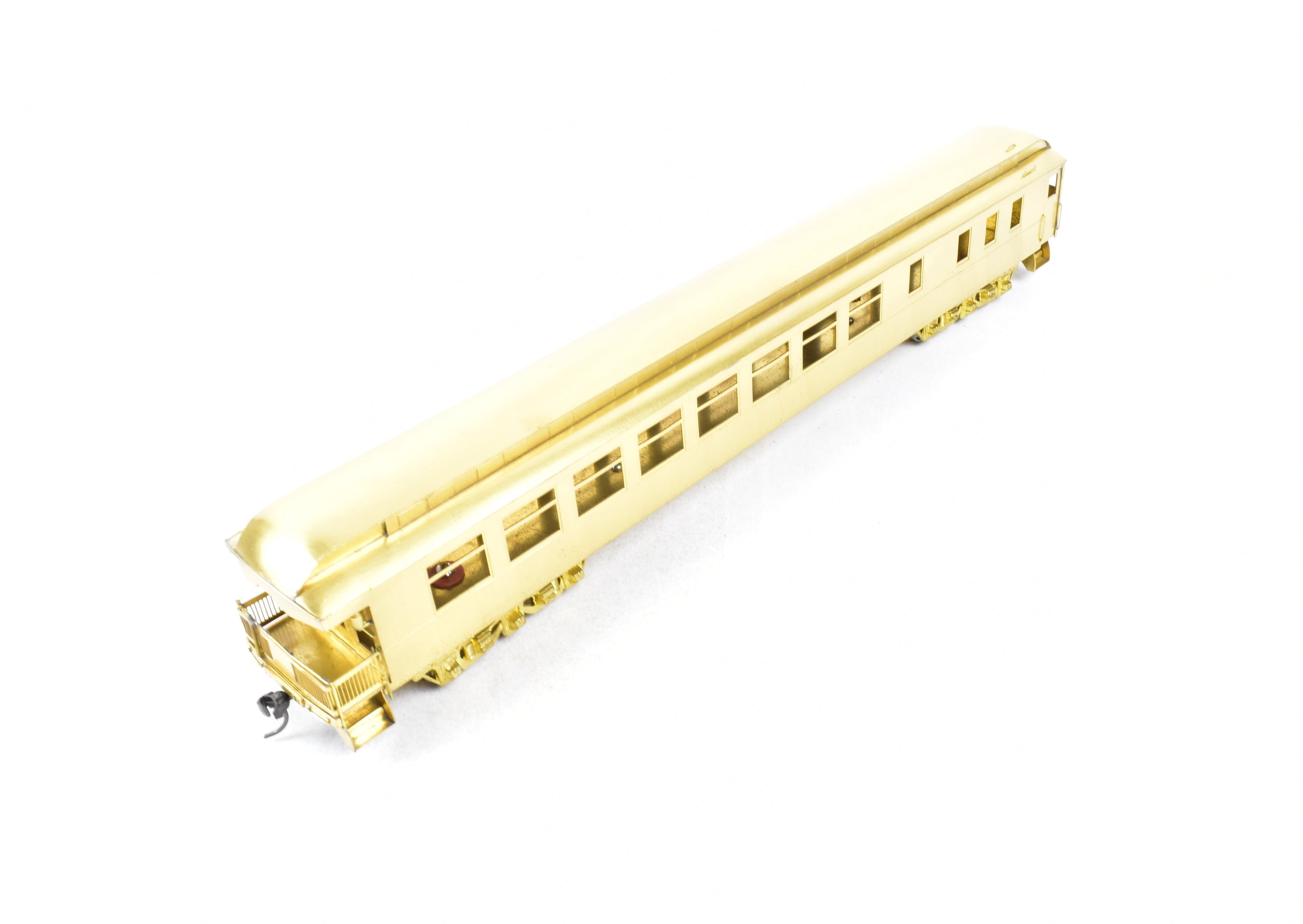 HO Scale Brass Nickel Plated Model Train - New York Ontario & Western Observation Car by Nickel Plate Products